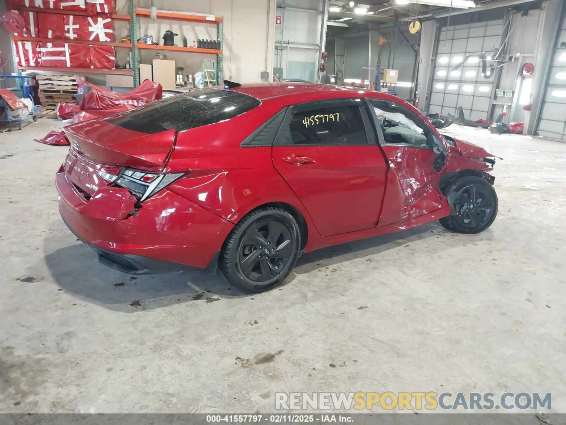 4 Photograph of a damaged car KMHLM4AJ7NU030804 HYUNDAI ELANTRA HYBRID 2022