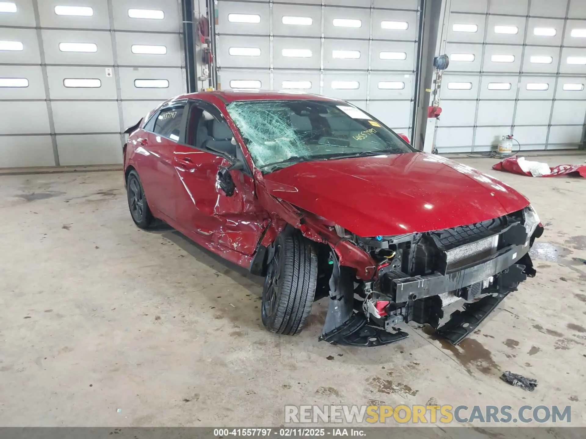 6 Photograph of a damaged car KMHLM4AJ7NU030804 HYUNDAI ELANTRA HYBRID 2022