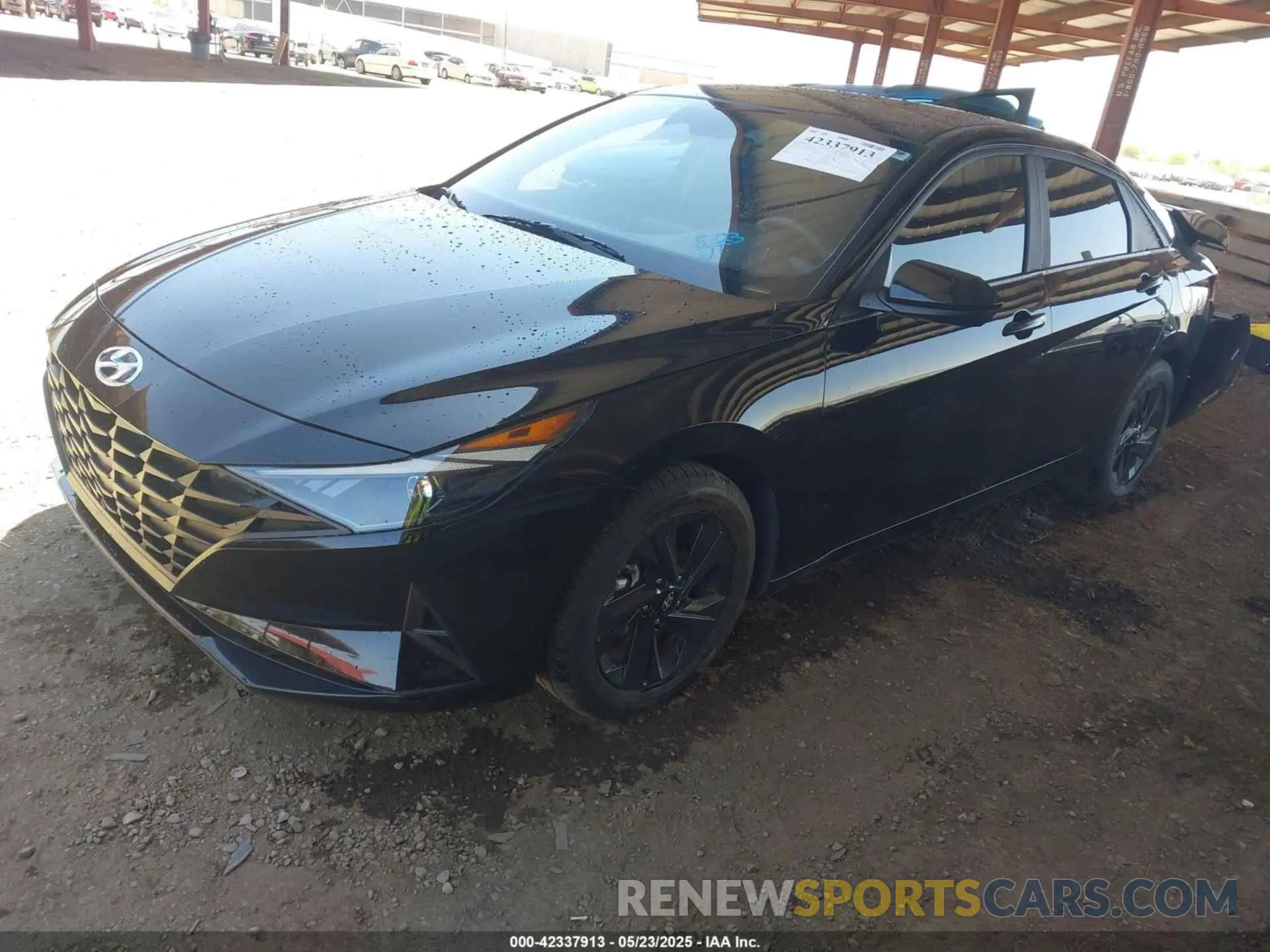 2 Photograph of a damaged car KMHLM4AJ8NU032349 HYUNDAI ELANTRA HYBRID 2022