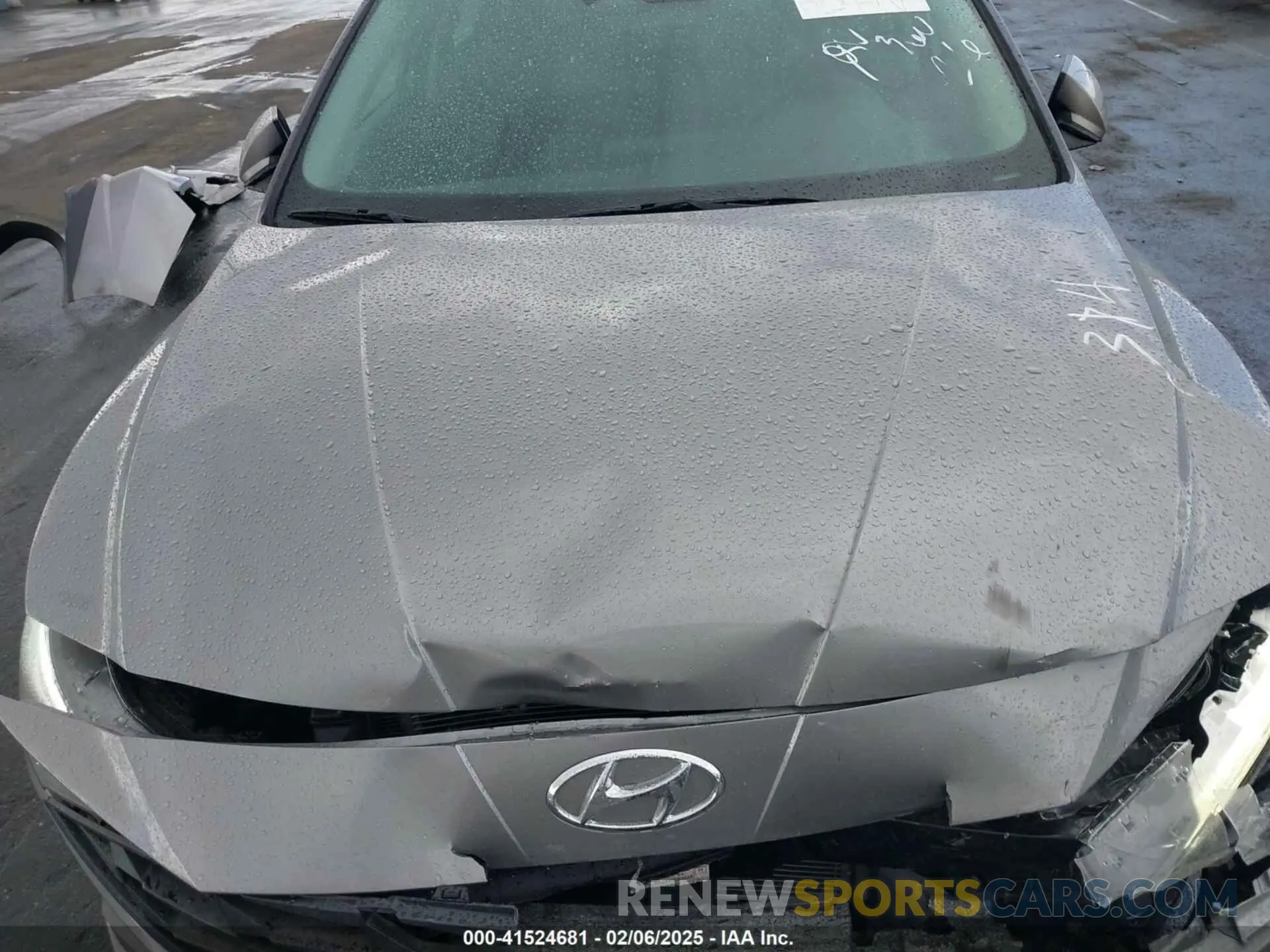 10 Photograph of a damaged car KMHLM4AJ9NU031372 HYUNDAI ELANTRA HYBRID 2022