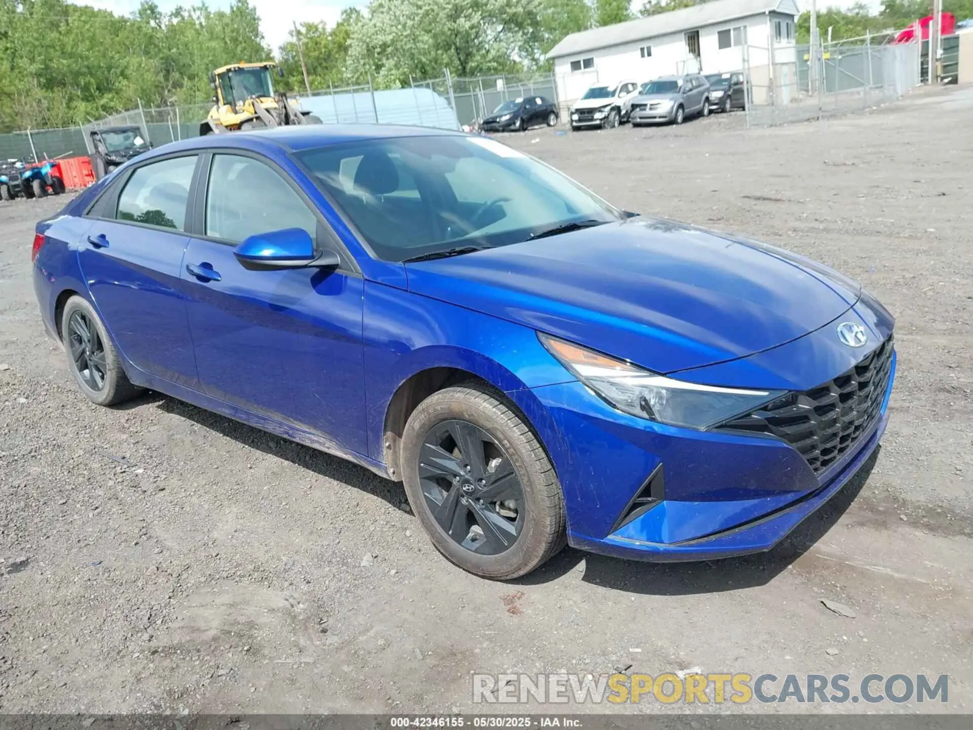 1 Photograph of a damaged car KMHLM4AJXNU021093 HYUNDAI ELANTRA HYBRID 2022