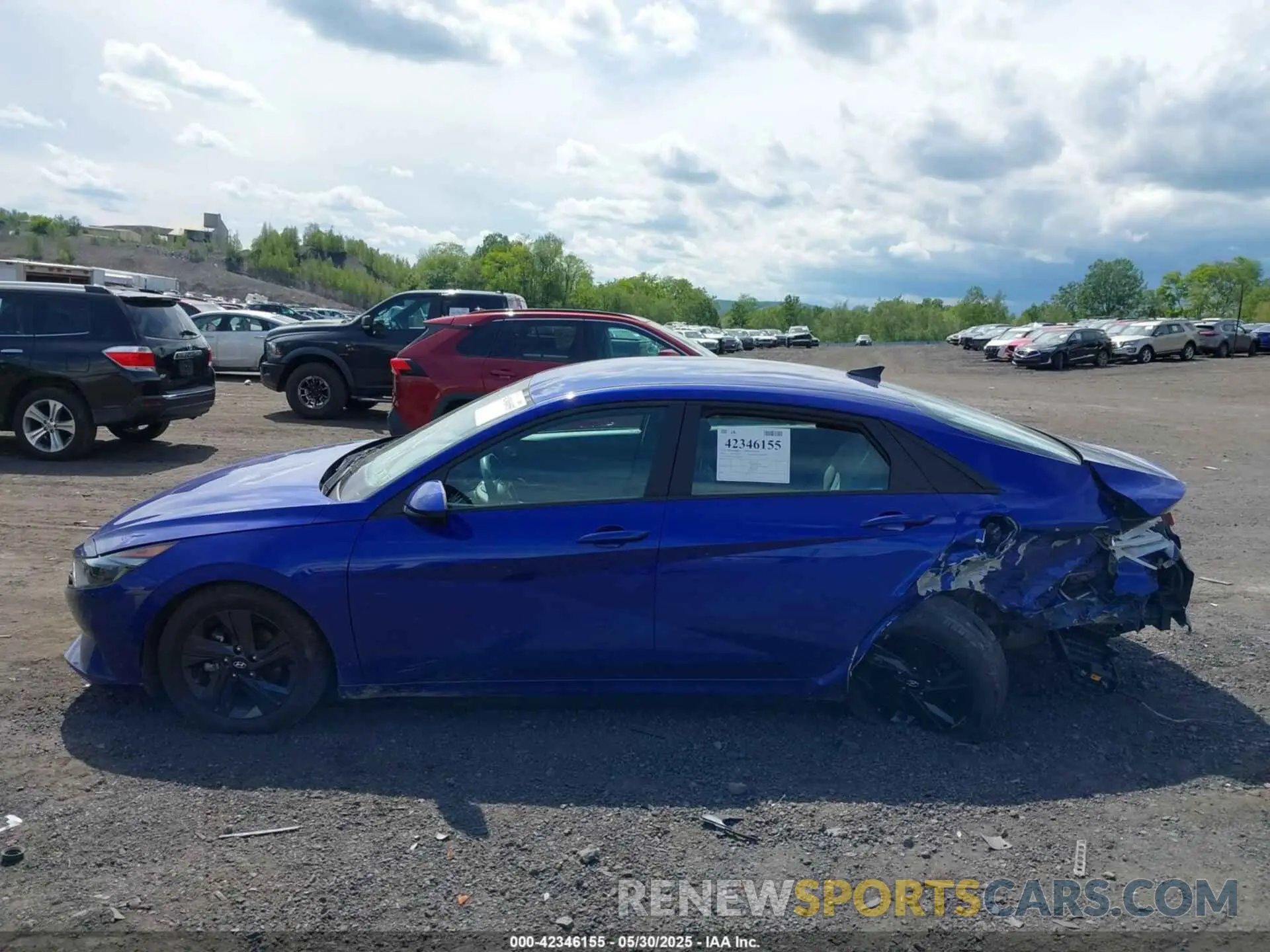 14 Photograph of a damaged car KMHLM4AJXNU021093 HYUNDAI ELANTRA HYBRID 2022
