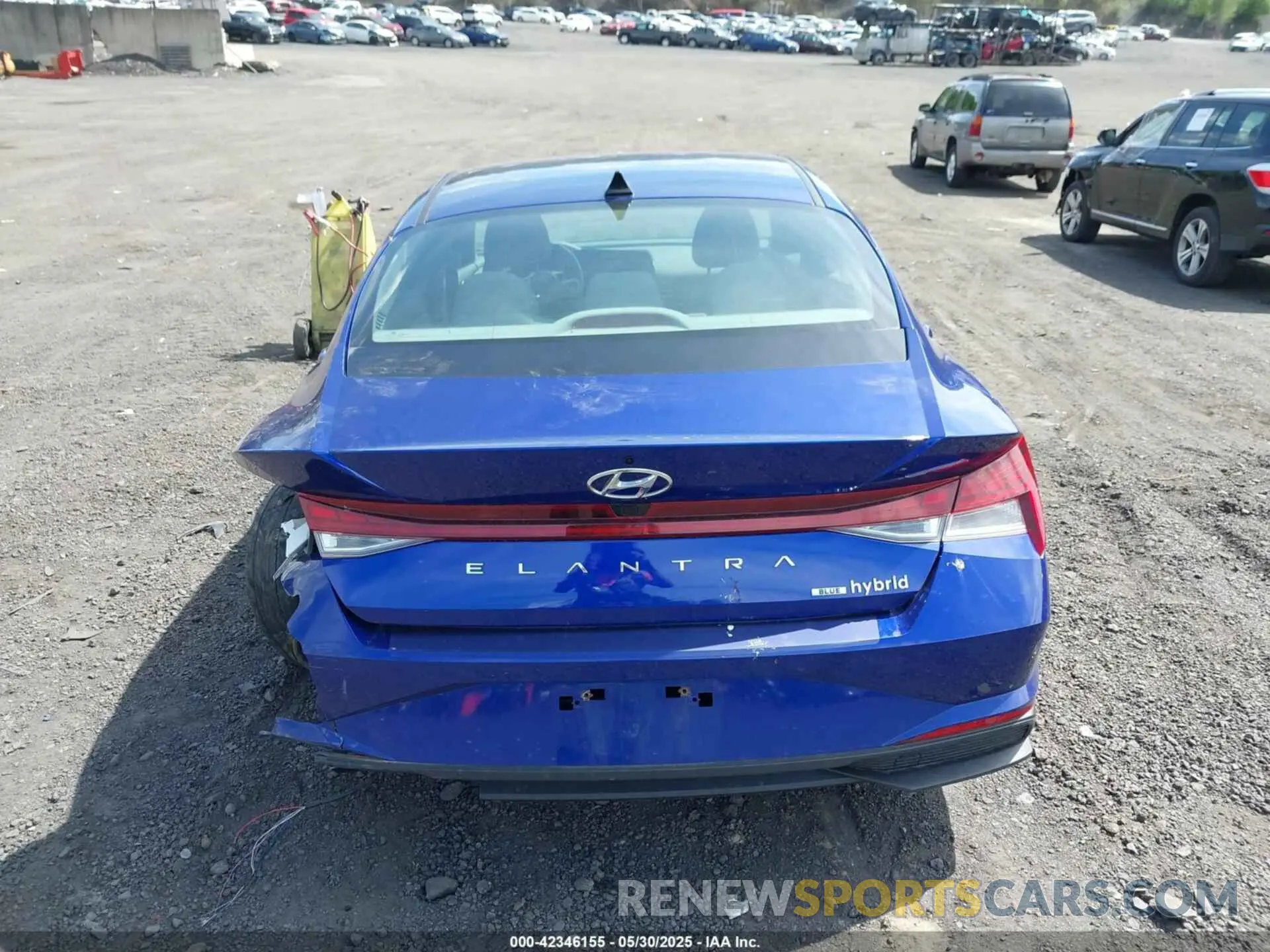 16 Photograph of a damaged car KMHLM4AJXNU021093 HYUNDAI ELANTRA HYBRID 2022