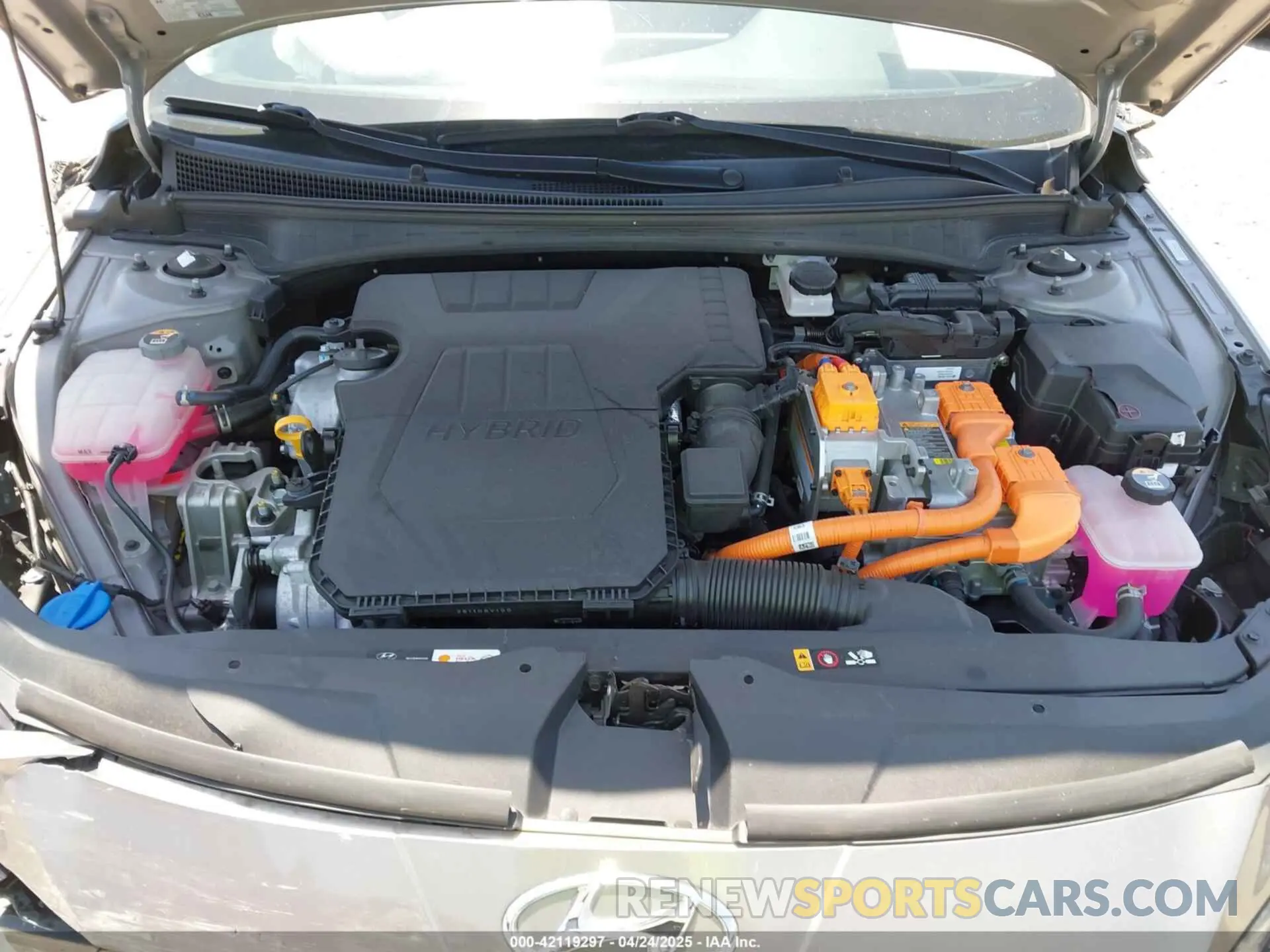 10 Photograph of a damaged car KMHLN4AJ1NU027118 HYUNDAI ELANTRA HYBRID 2022