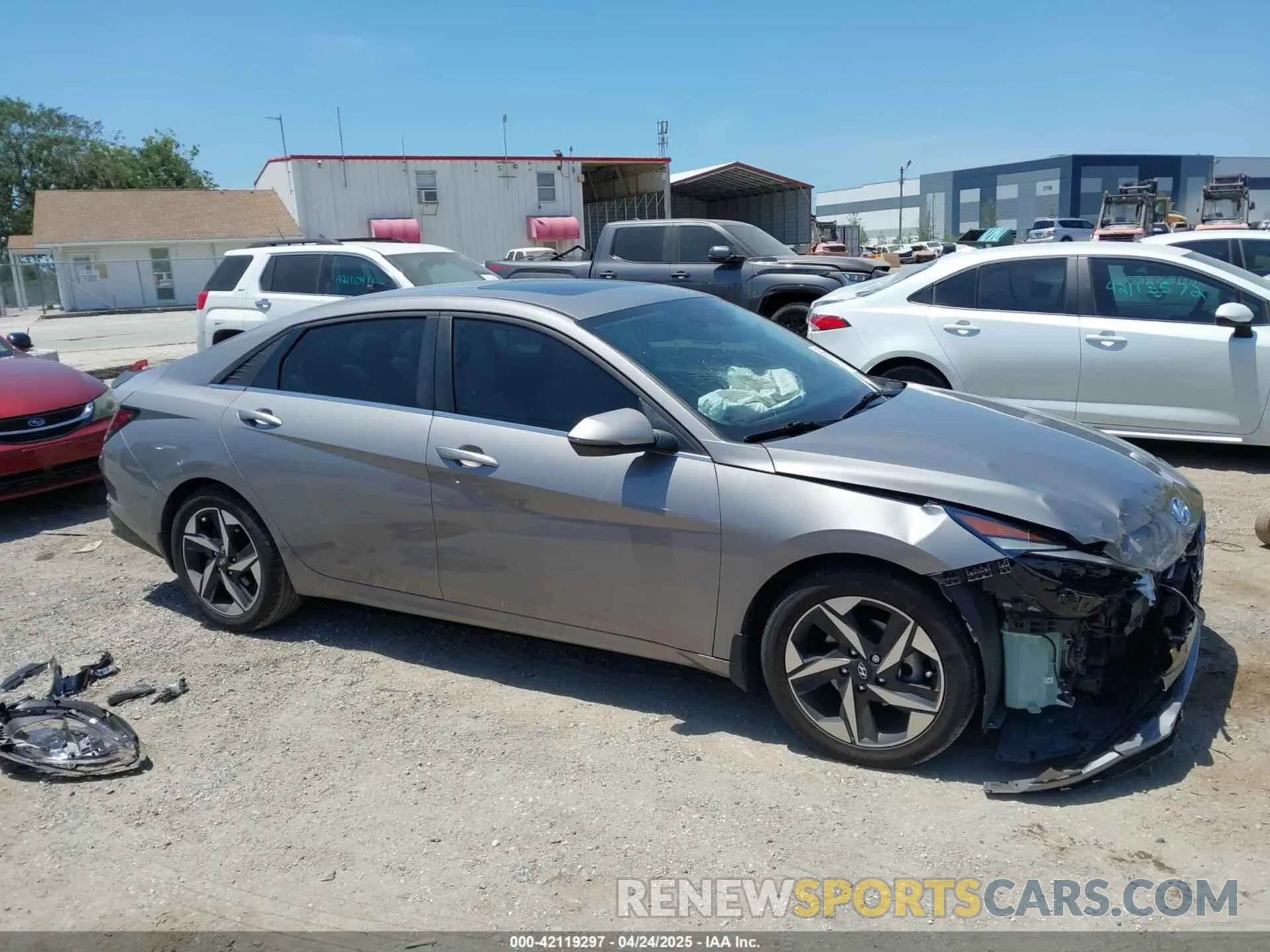 14 Photograph of a damaged car KMHLN4AJ1NU027118 HYUNDAI ELANTRA HYBRID 2022