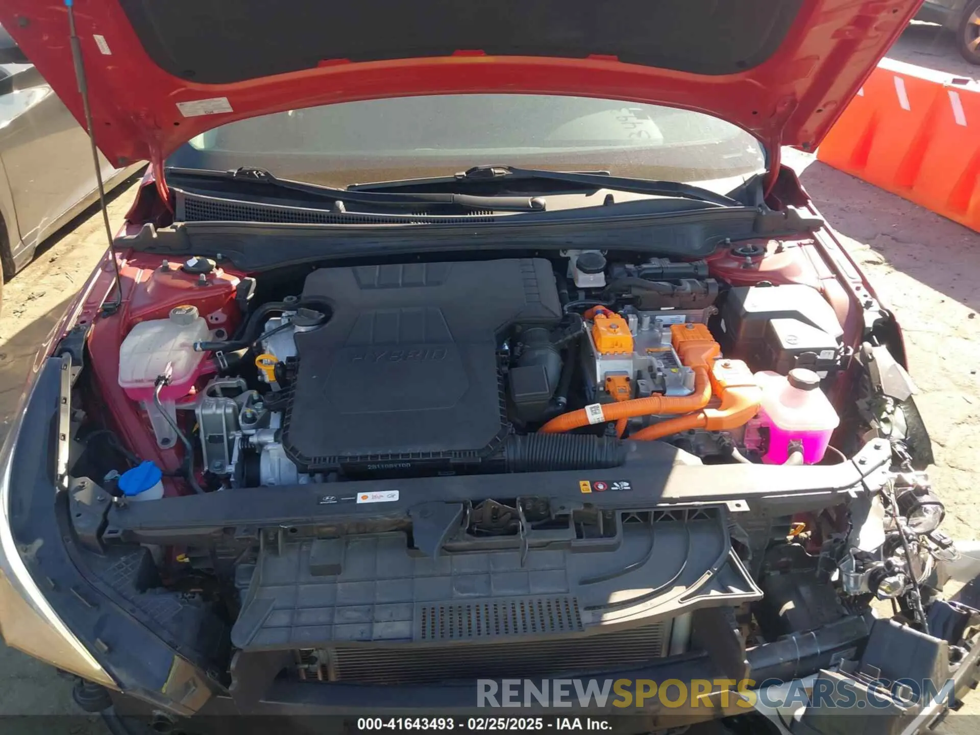 10 Photograph of a damaged car KMHLN4AJ2NU024213 HYUNDAI ELANTRA HYBRID 2022