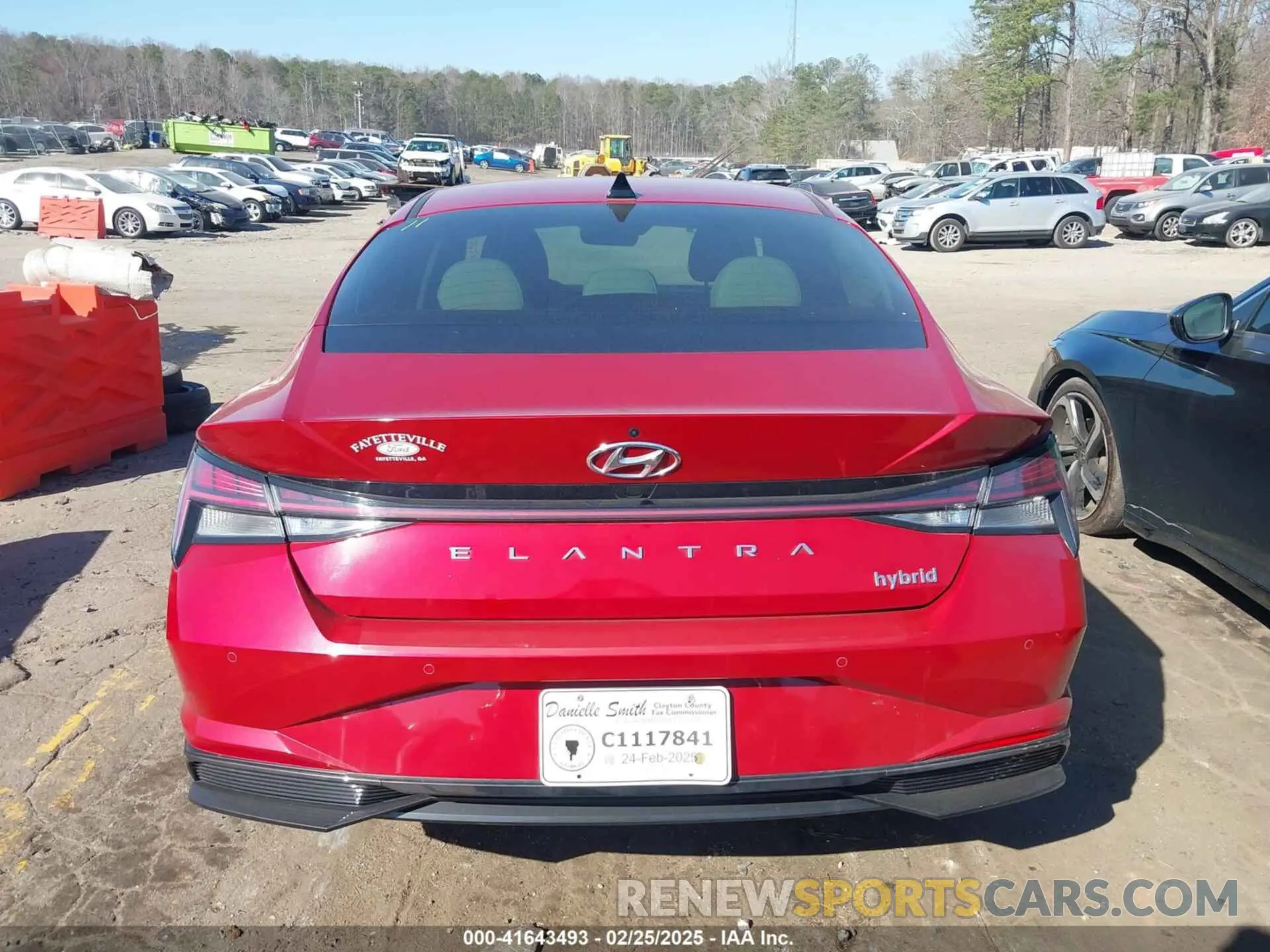 16 Photograph of a damaged car KMHLN4AJ2NU024213 HYUNDAI ELANTRA HYBRID 2022