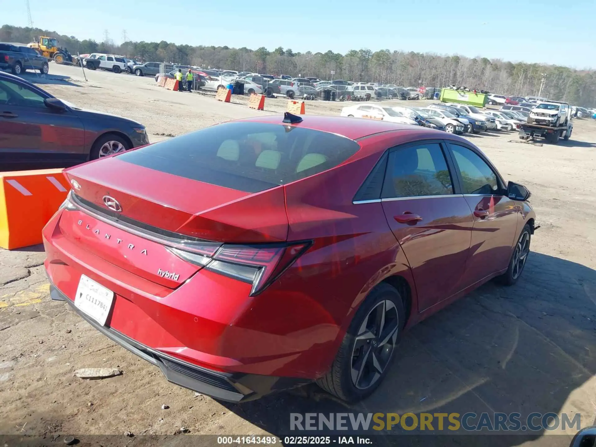 4 Photograph of a damaged car KMHLN4AJ2NU024213 HYUNDAI ELANTRA HYBRID 2022