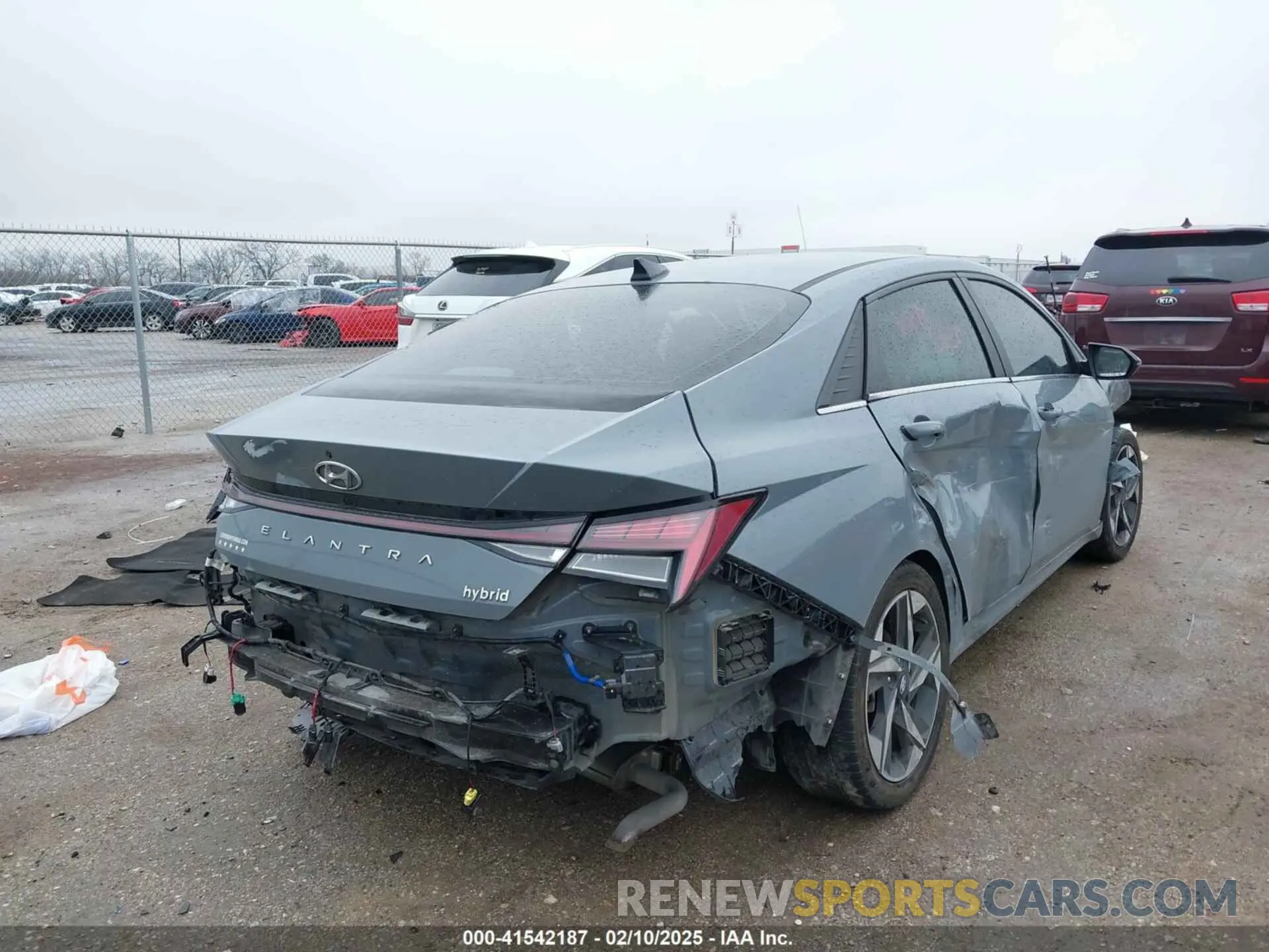 4 Photograph of a damaged car KMHLN4AJ6NU026126 HYUNDAI ELANTRA HYBRID 2022