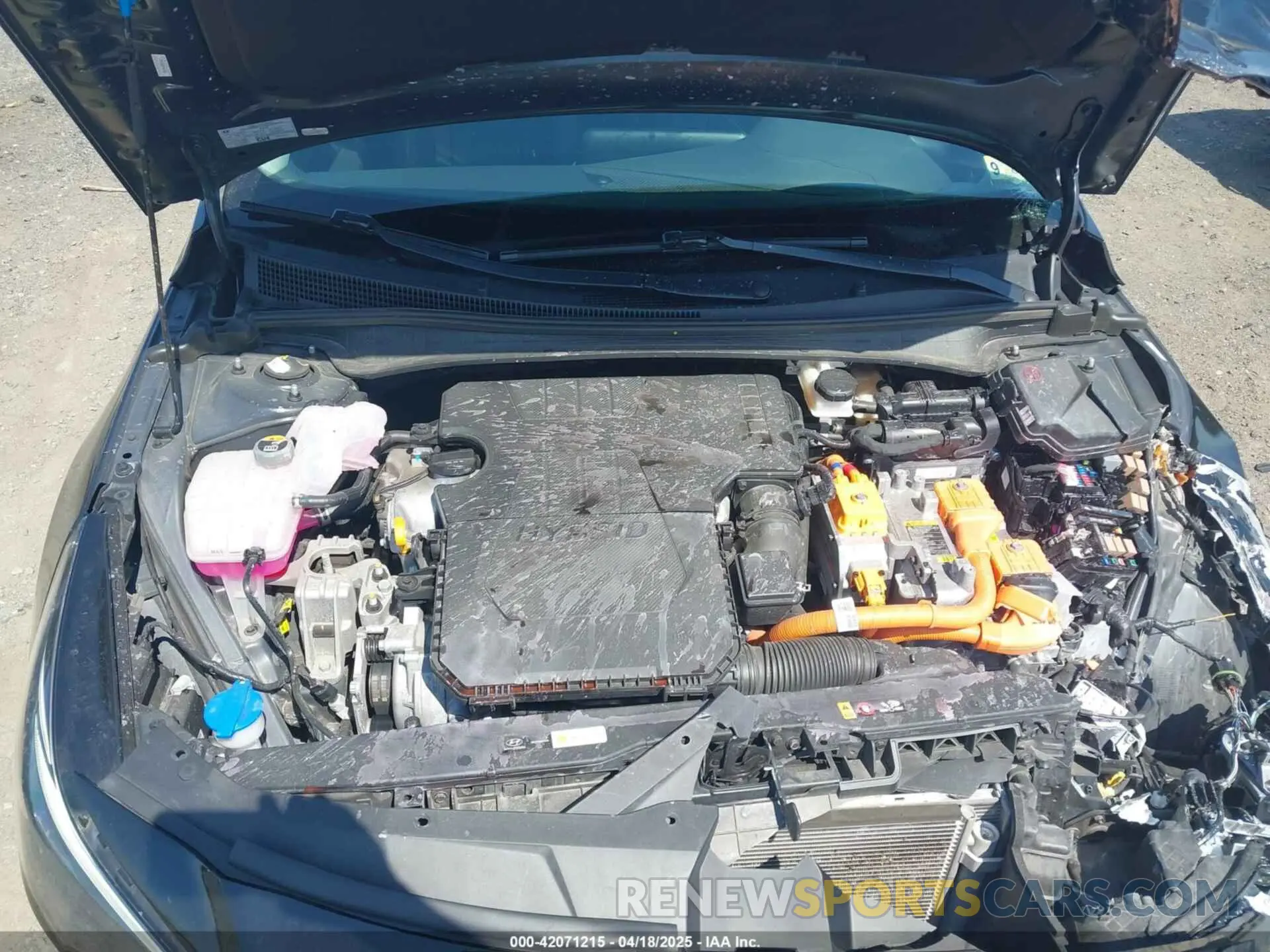 10 Photograph of a damaged car KMHLN4AJ8NU014611 HYUNDAI ELANTRA HYBRID 2022