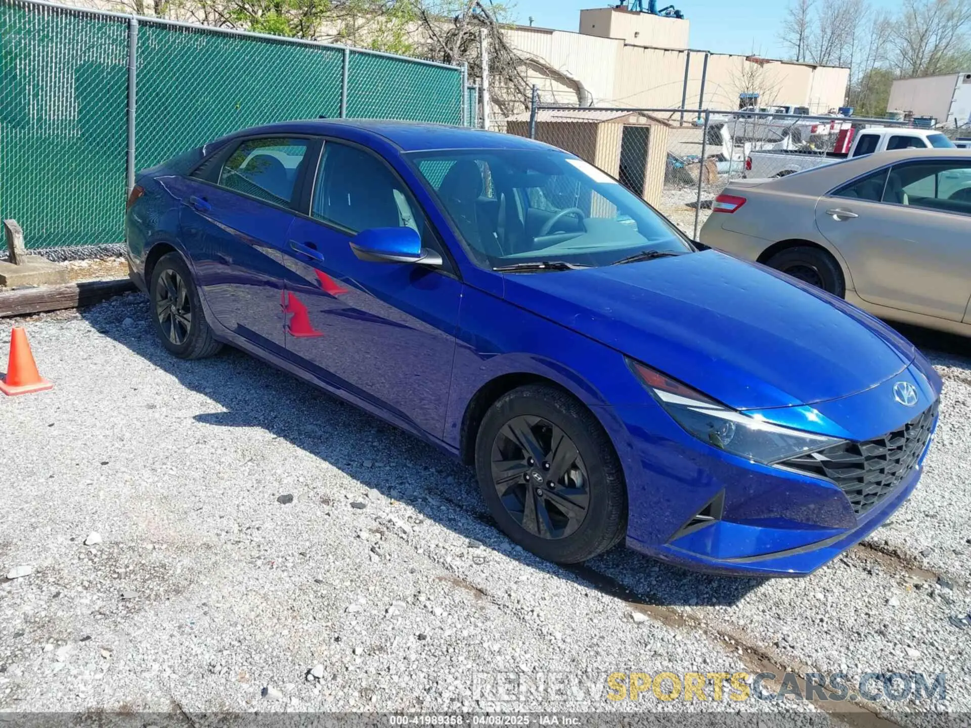 1 Photograph of a damaged car KMHLM4AJ0PU052419 HYUNDAI ELANTRA HYBRID 2023