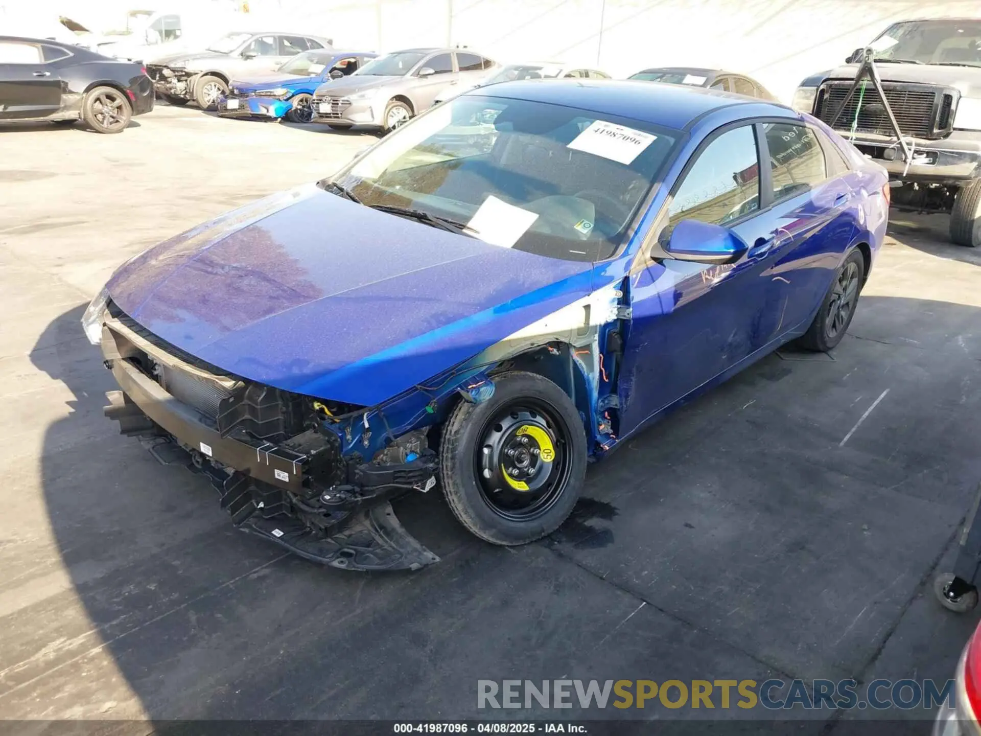 2 Photograph of a damaged car KMHLM4AJ1PU073473 HYUNDAI ELANTRA HYBRID 2023