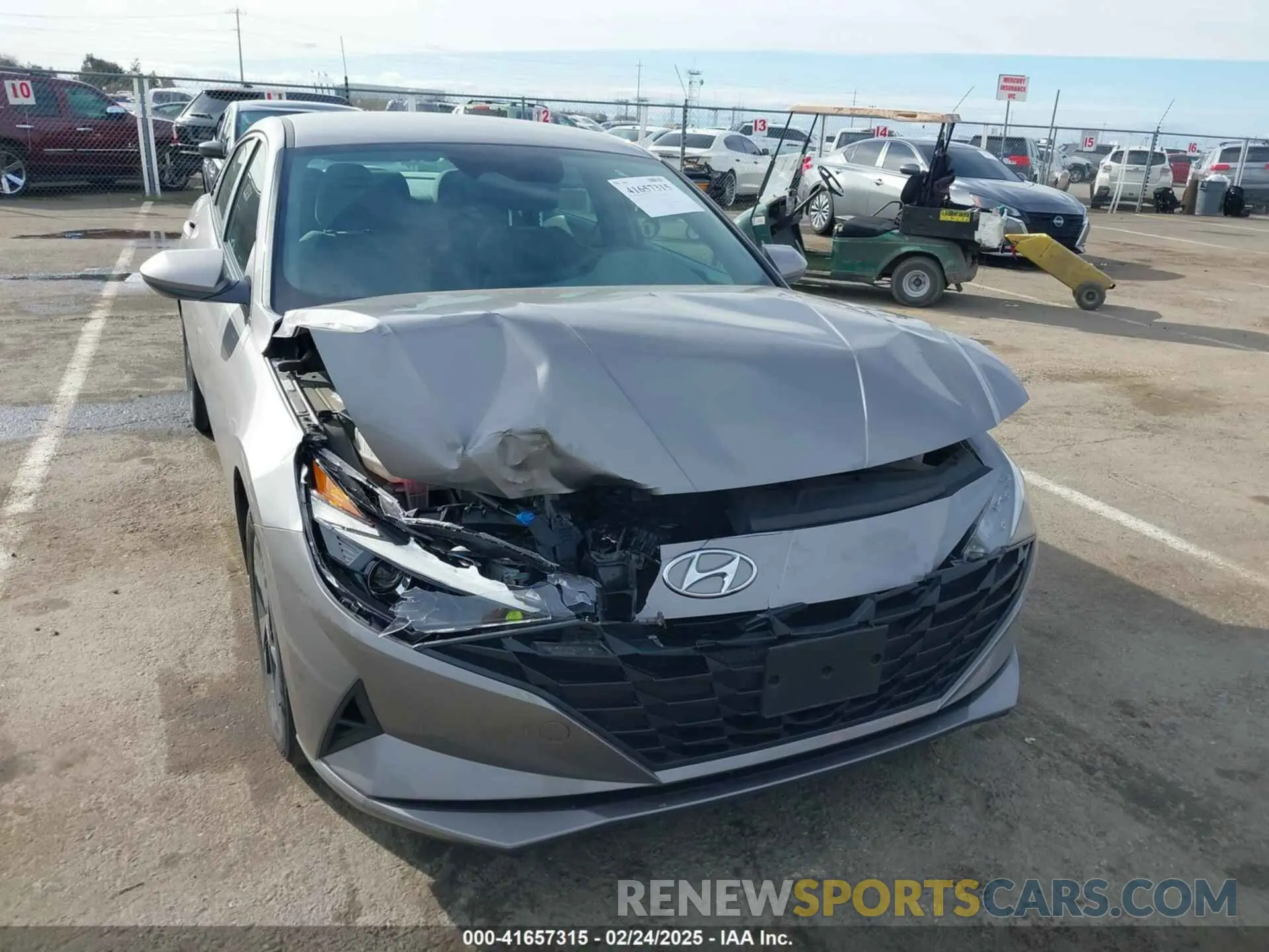 6 Photograph of a damaged car KMHLM4AJ1PU080245 HYUNDAI ELANTRA HYBRID 2023