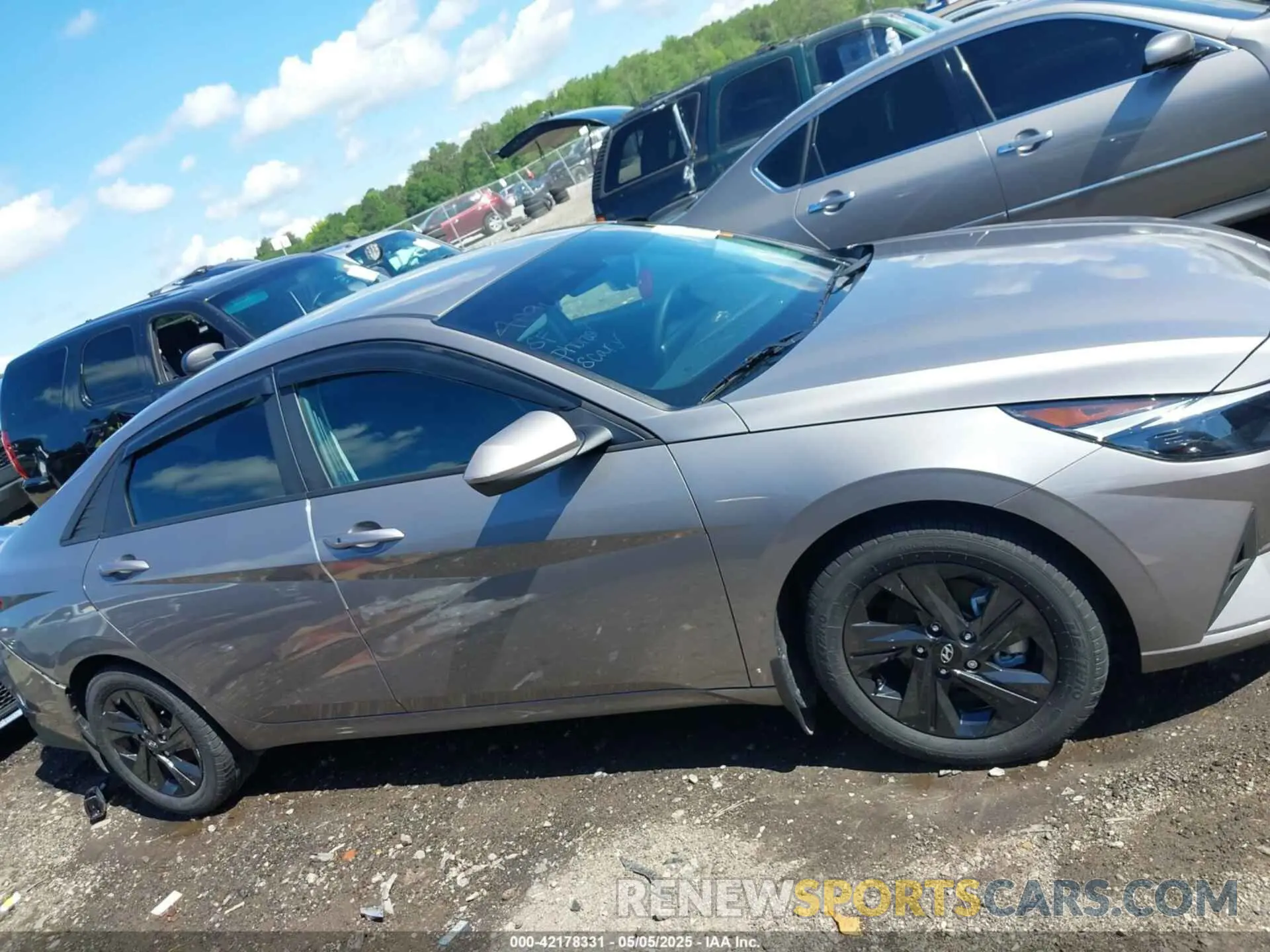 13 Photograph of a damaged car KMHLM4AJ1PU081654 HYUNDAI ELANTRA HYBRID 2023