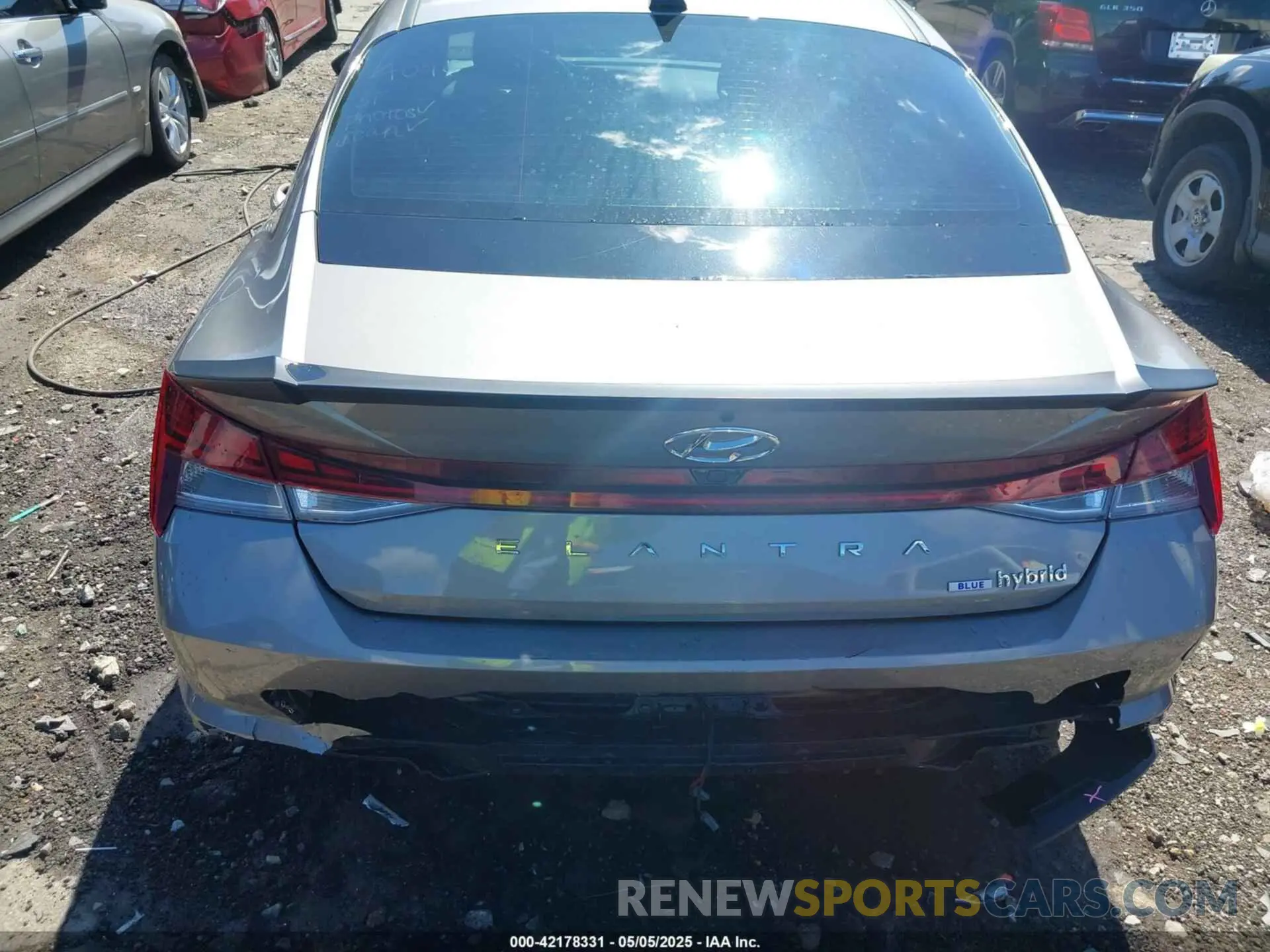6 Photograph of a damaged car KMHLM4AJ1PU081654 HYUNDAI ELANTRA HYBRID 2023
