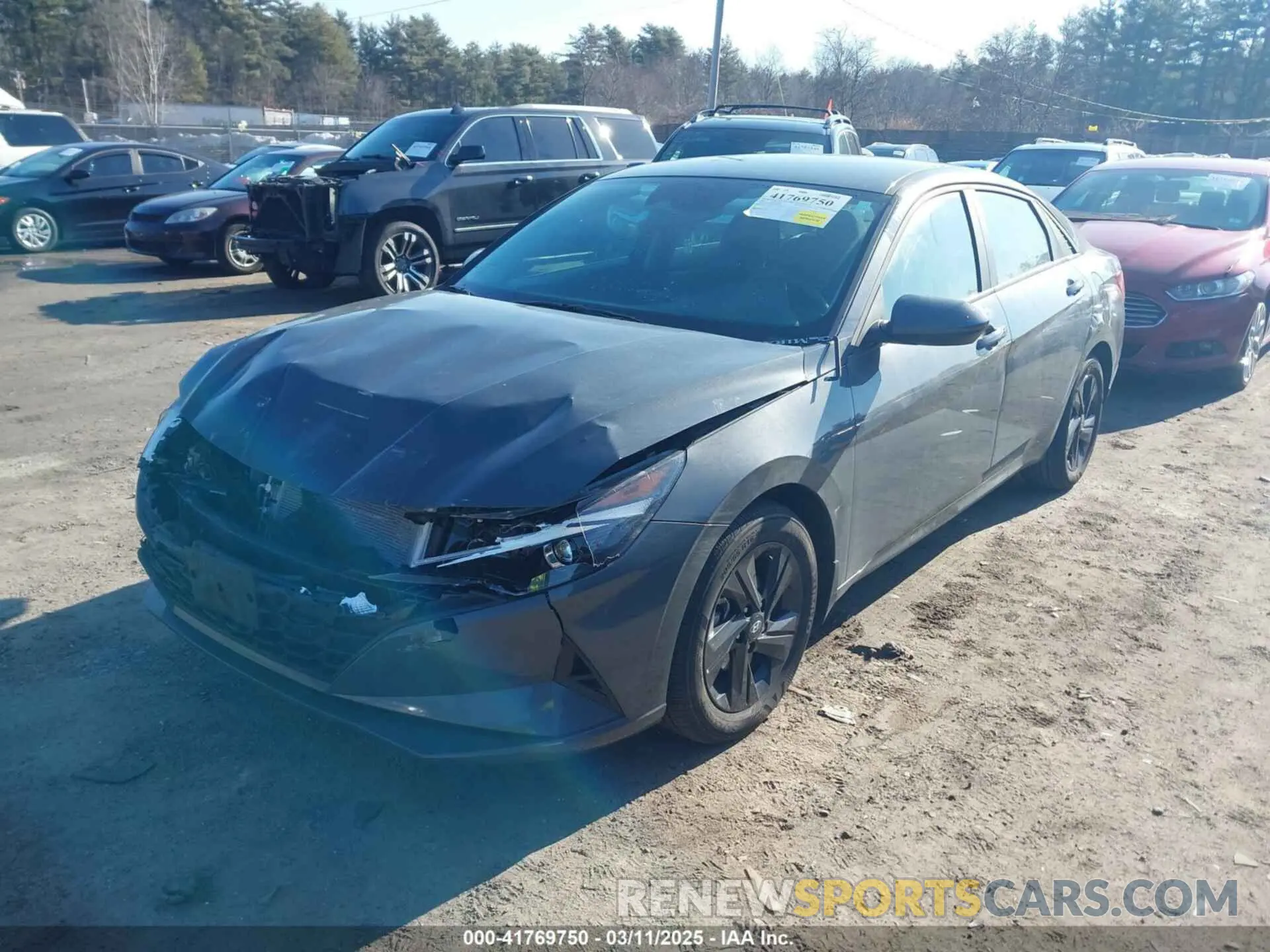 2 Photograph of a damaged car KMHLM4AJ1PU086918 HYUNDAI ELANTRA HYBRID 2023