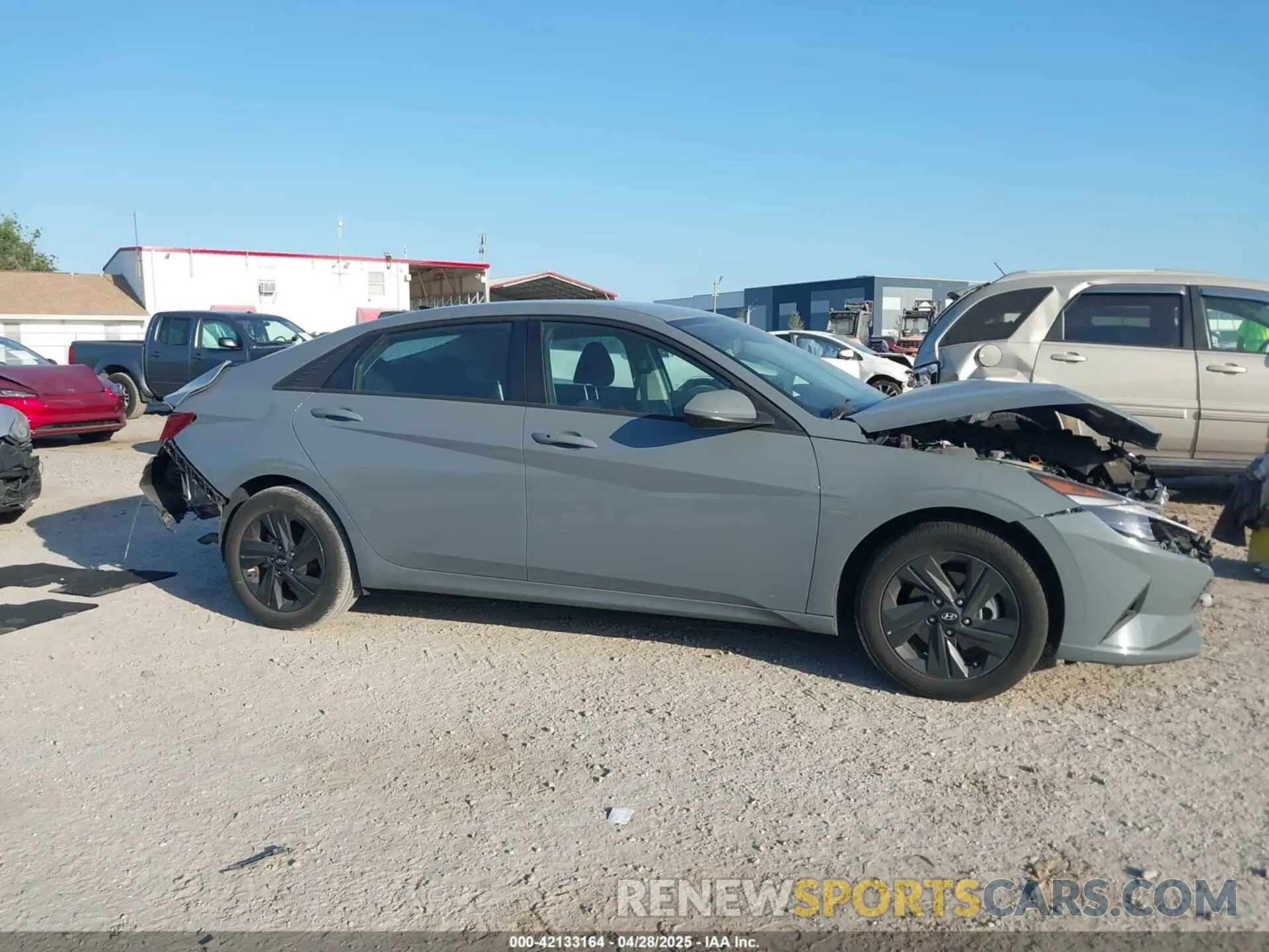 13 Photograph of a damaged car KMHLM4AJ2PU040417 HYUNDAI ELANTRA HYBRID 2023