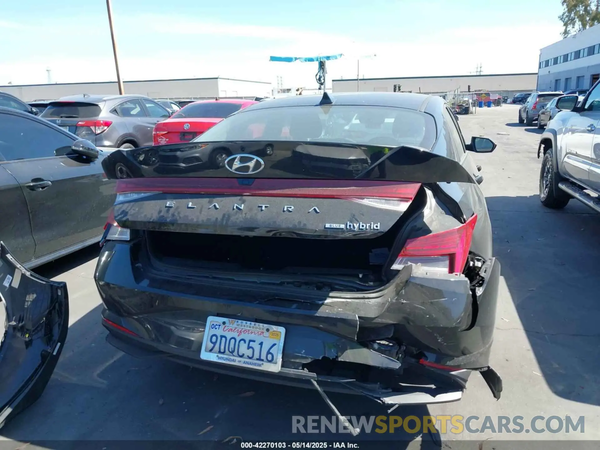 17 Photograph of a damaged car KMHLM4AJ2PU044547 HYUNDAI ELANTRA HYBRID 2023
