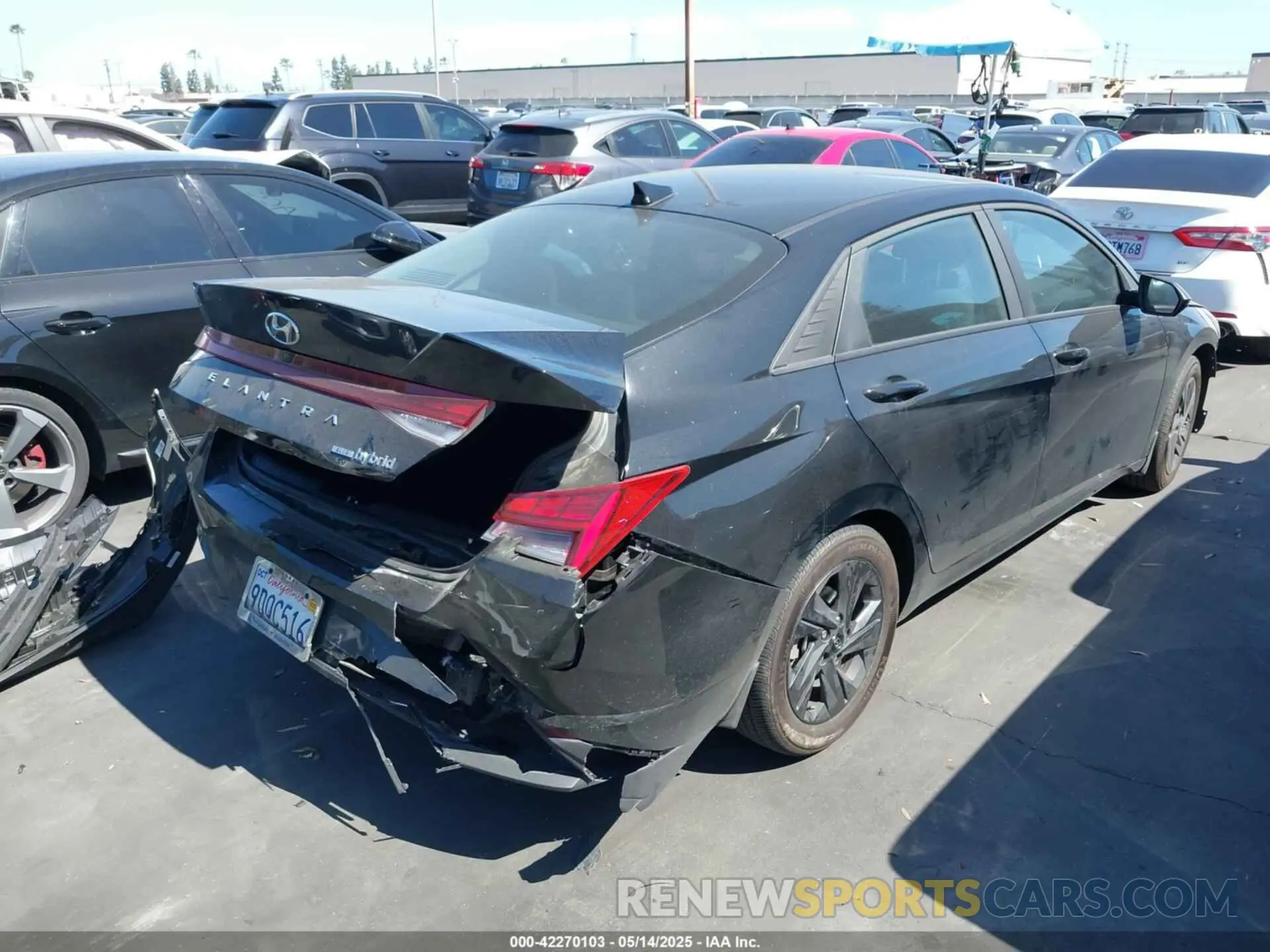 4 Photograph of a damaged car KMHLM4AJ2PU044547 HYUNDAI ELANTRA HYBRID 2023