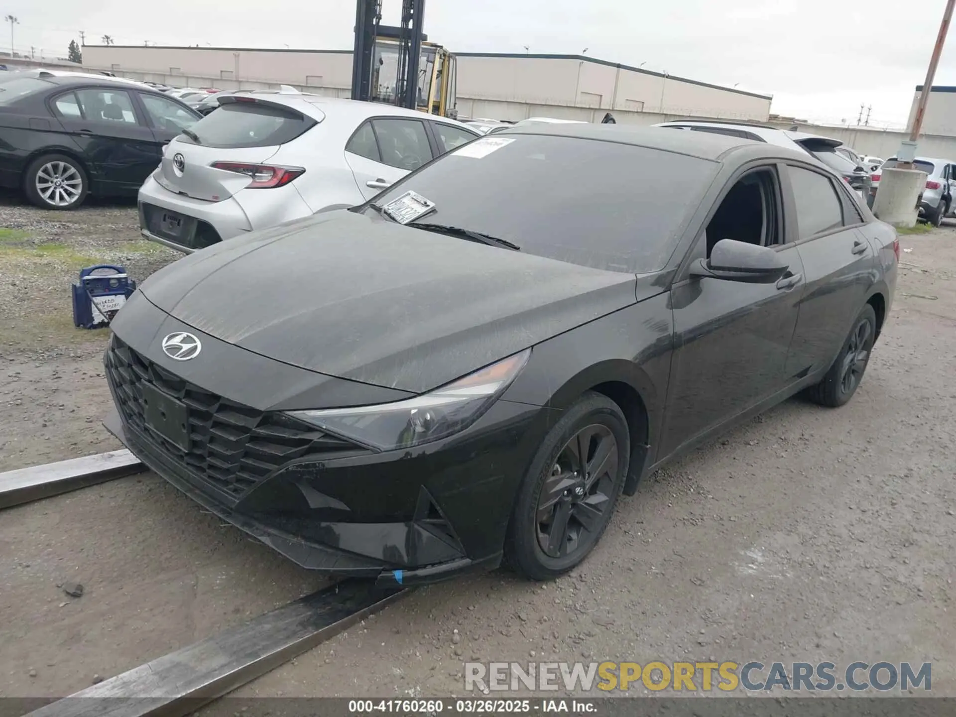 2 Photograph of a damaged car KMHLM4AJ3PU046663 HYUNDAI ELANTRA HYBRID 2023