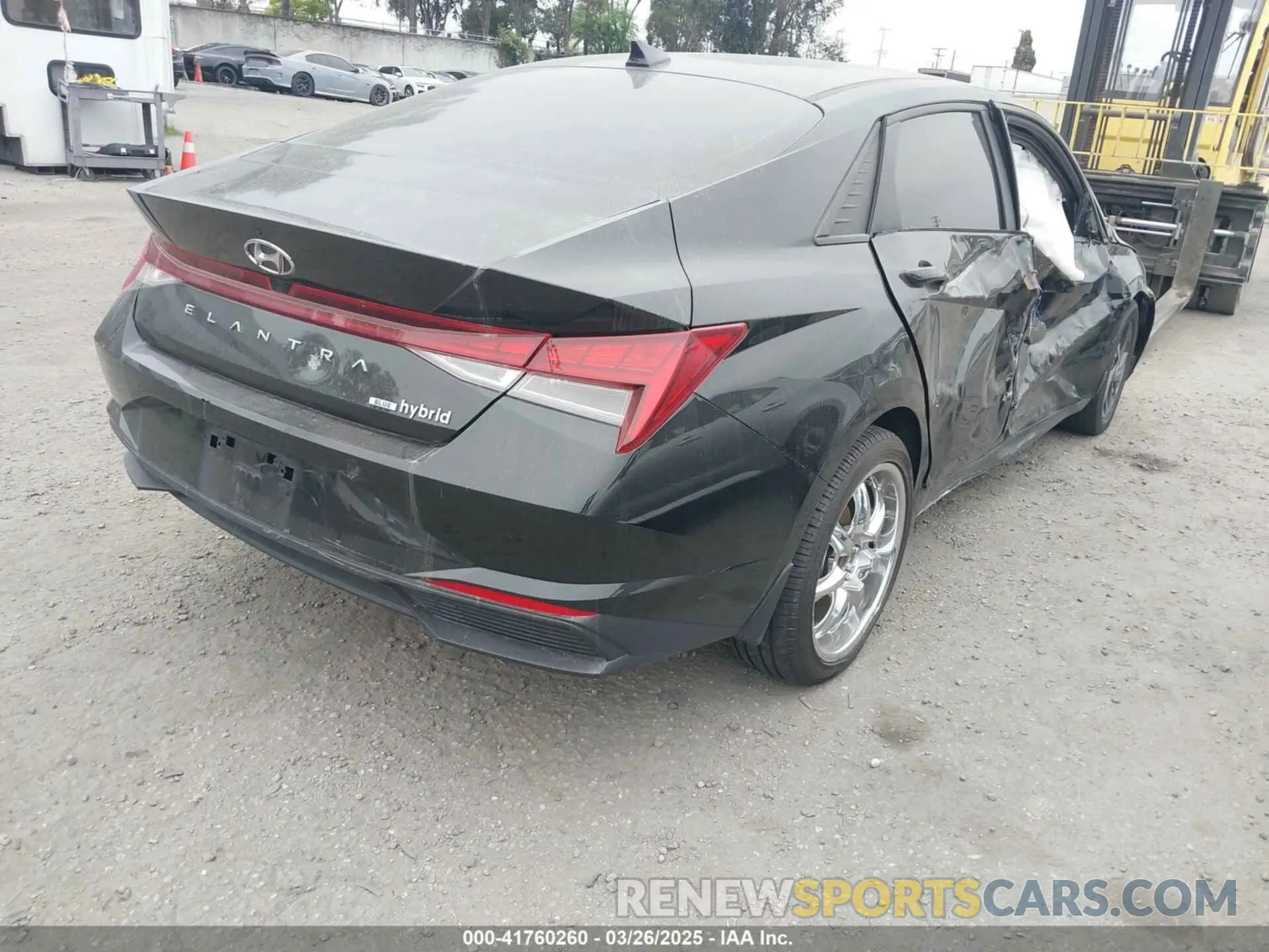 4 Photograph of a damaged car KMHLM4AJ3PU046663 HYUNDAI ELANTRA HYBRID 2023