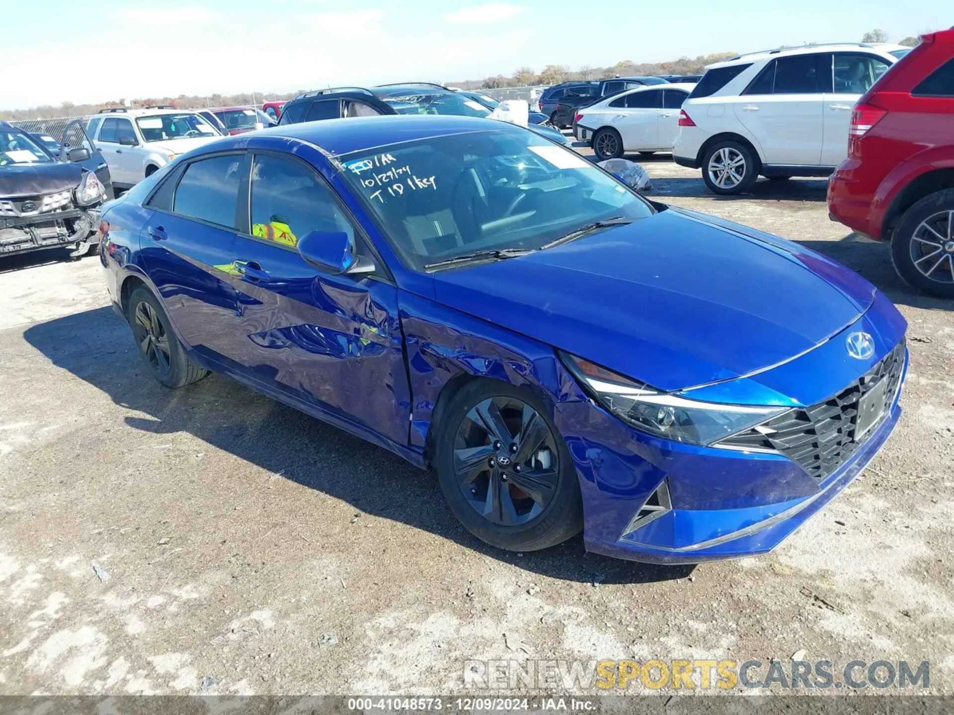 1 Photograph of a damaged car KMHLM4AJ4PU053539 HYUNDAI ELANTRA HYBRID 2023