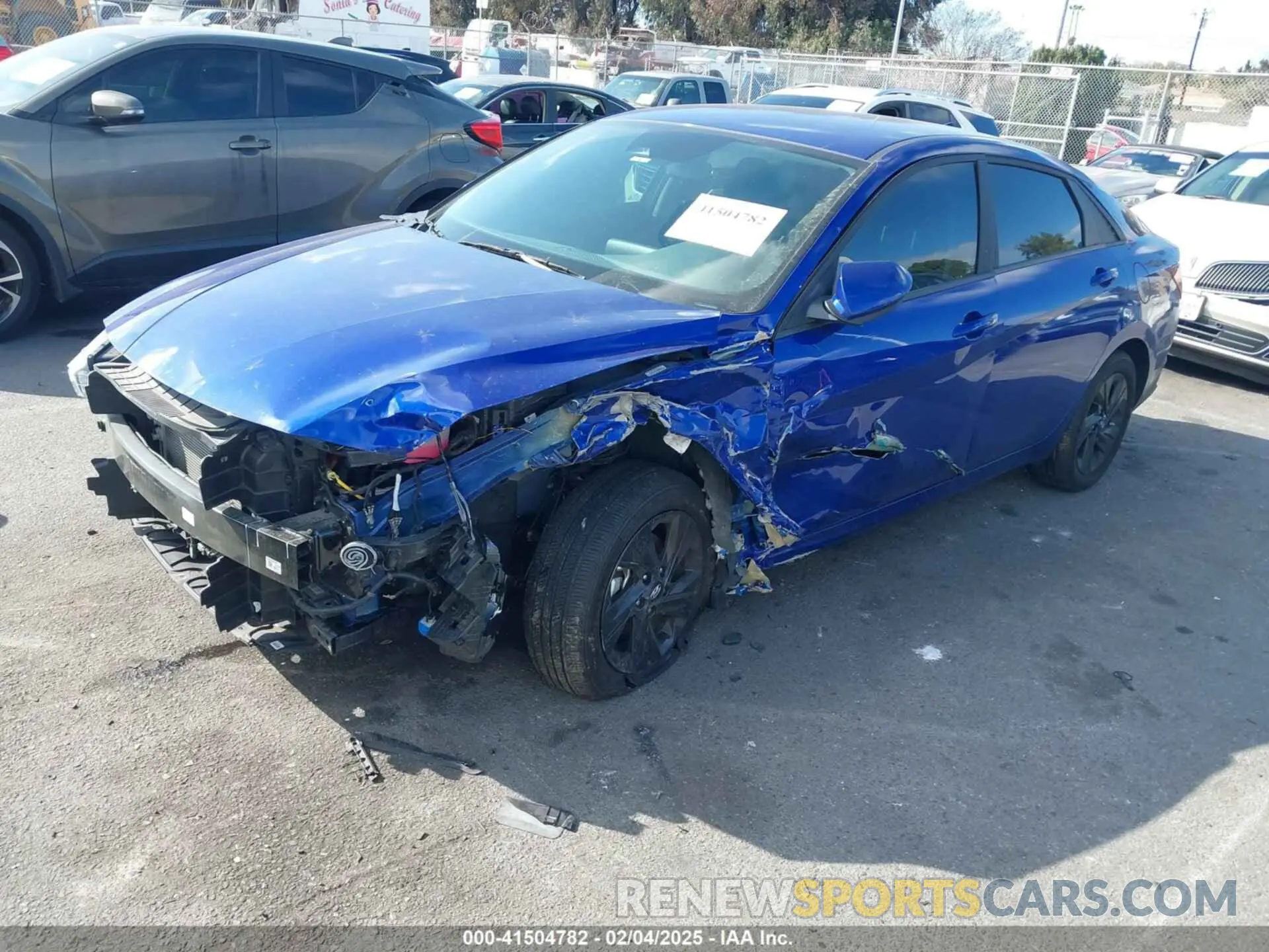 2 Photograph of a damaged car KMHLM4AJ4PU082409 HYUNDAI ELANTRA HYBRID 2023