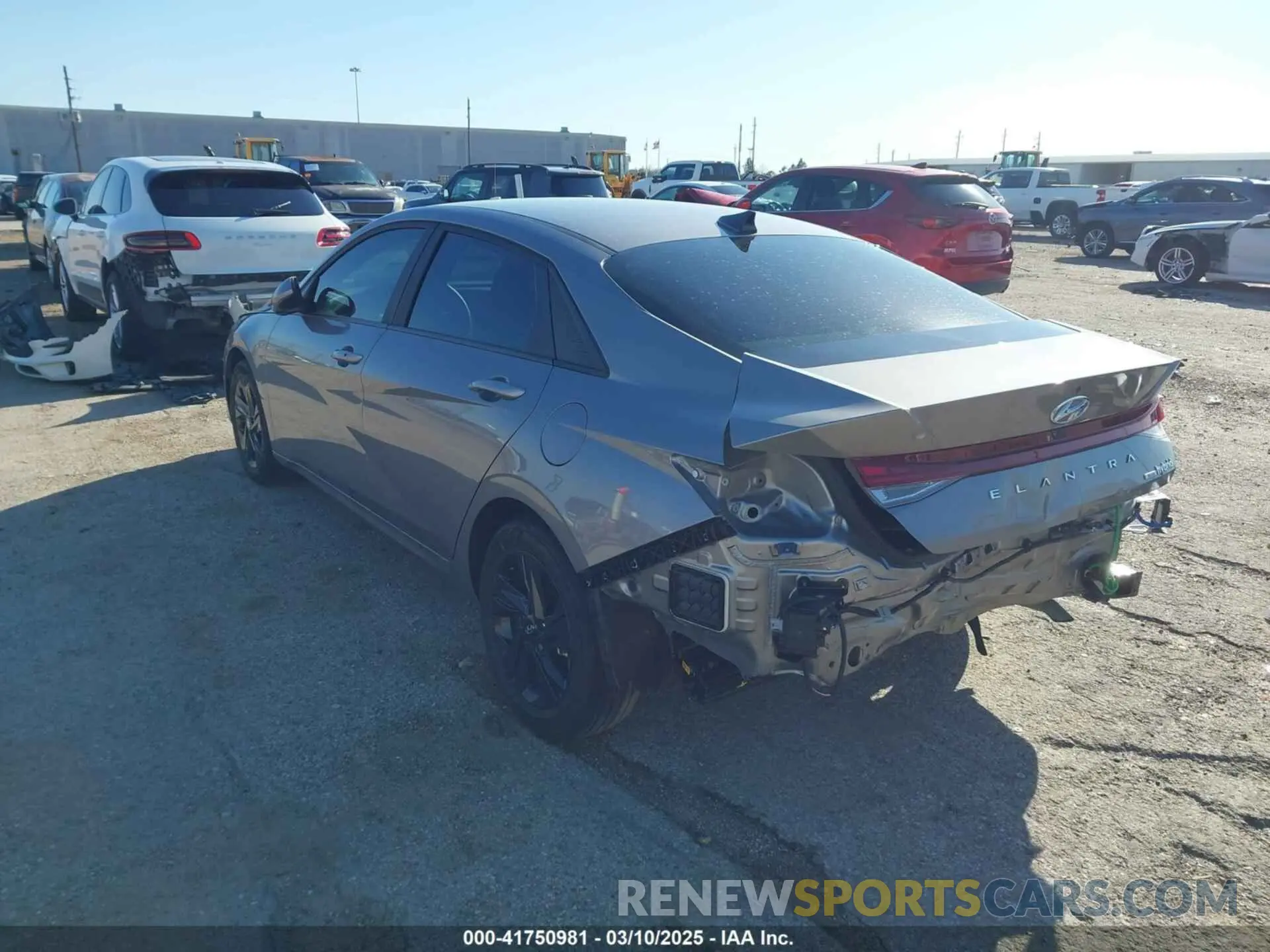 3 Photograph of a damaged car KMHLM4AJ4PU083057 HYUNDAI ELANTRA HYBRID 2023