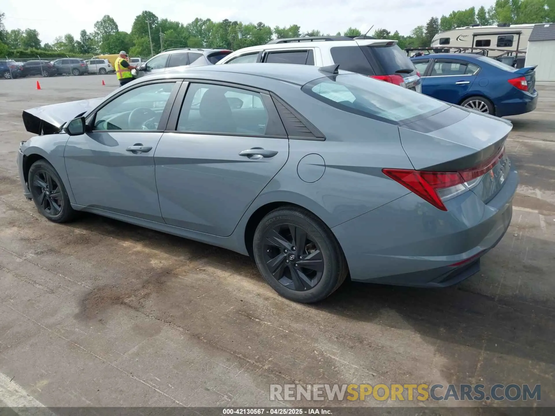 3 Photograph of a damaged car KMHLM4AJ6PU033809 HYUNDAI ELANTRA HYBRID 2023