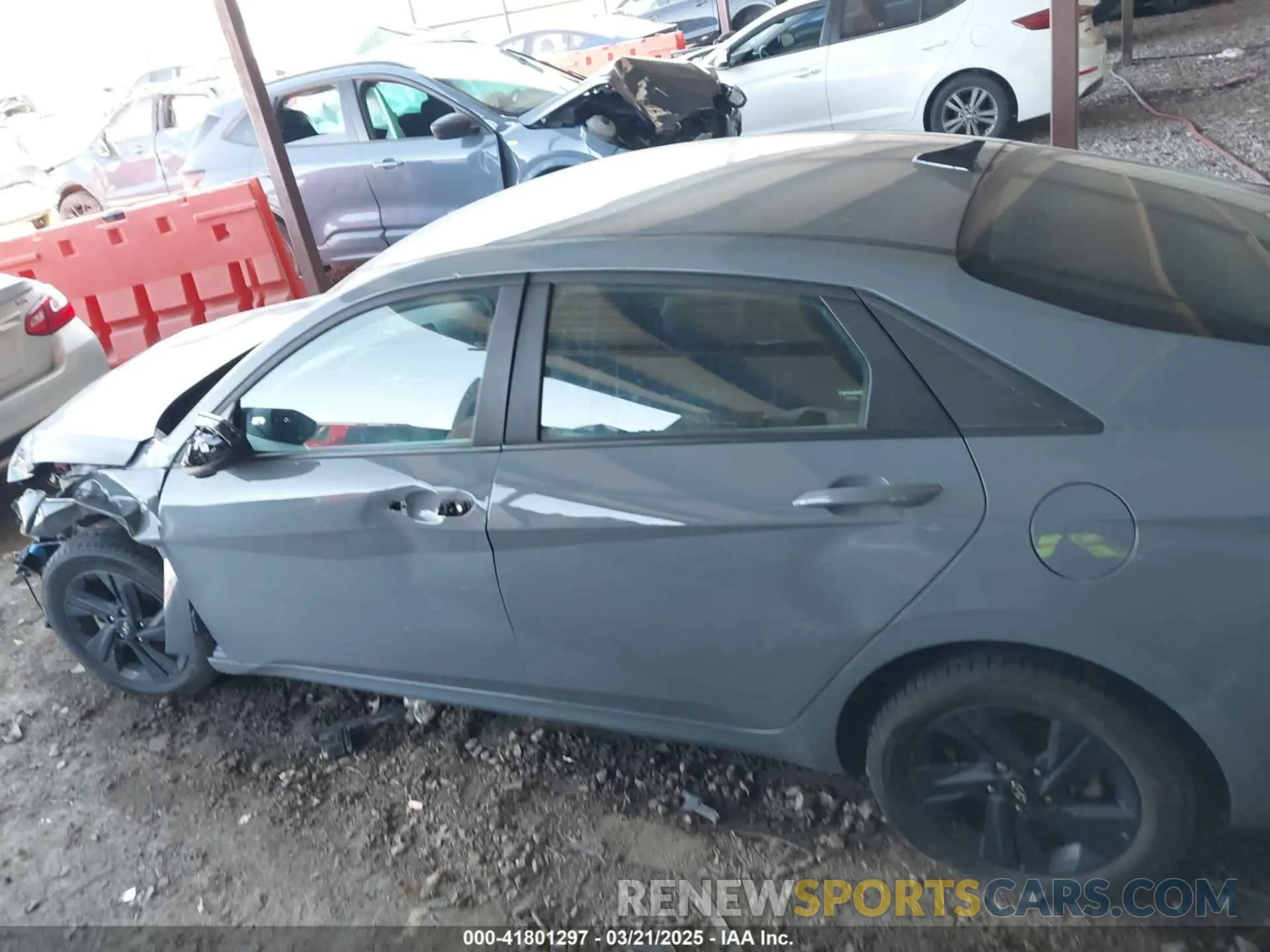 13 Photograph of a damaged car KMHLM4AJ6PU043451 HYUNDAI ELANTRA HYBRID 2023