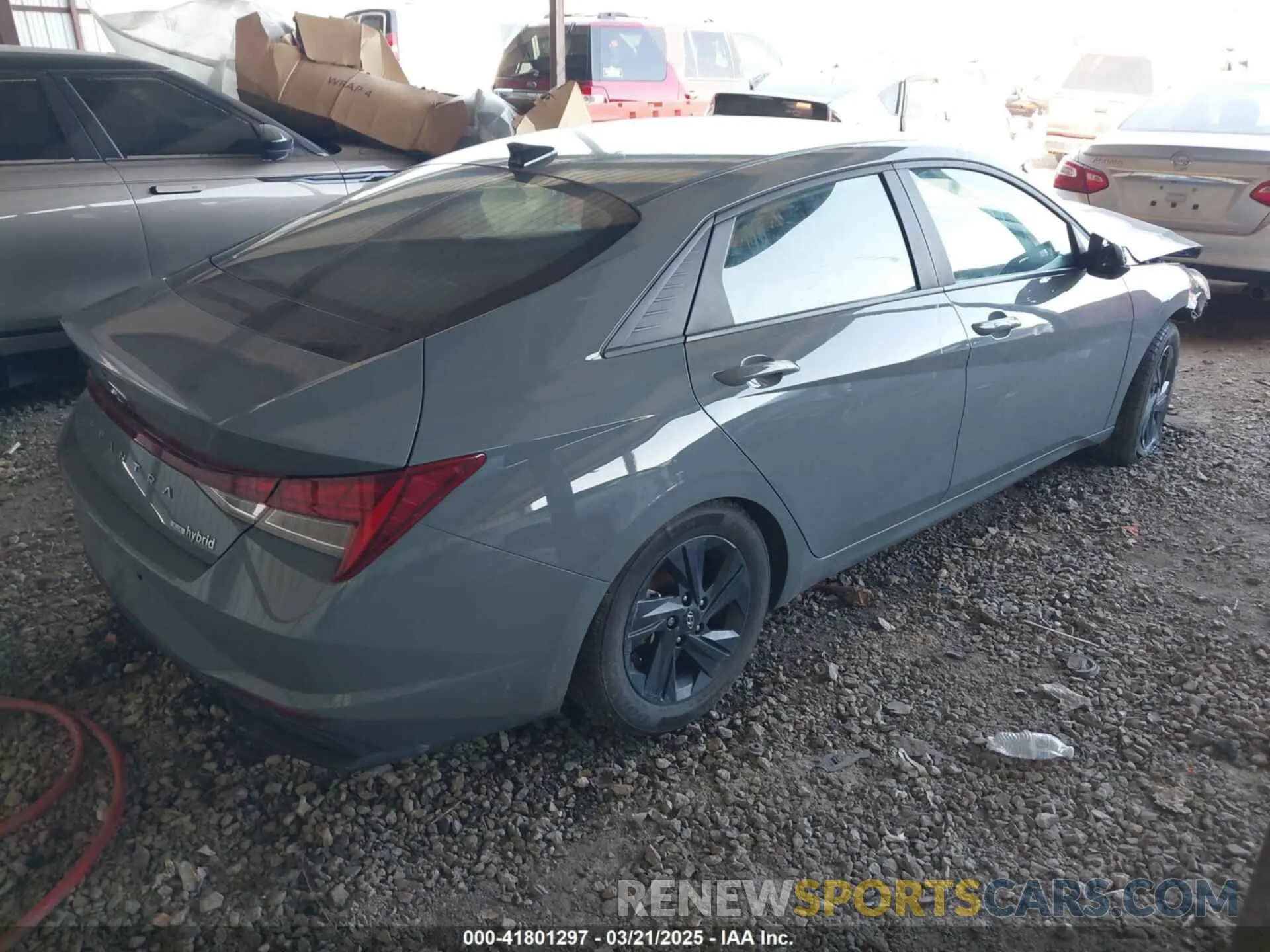 4 Photograph of a damaged car KMHLM4AJ6PU043451 HYUNDAI ELANTRA HYBRID 2023
