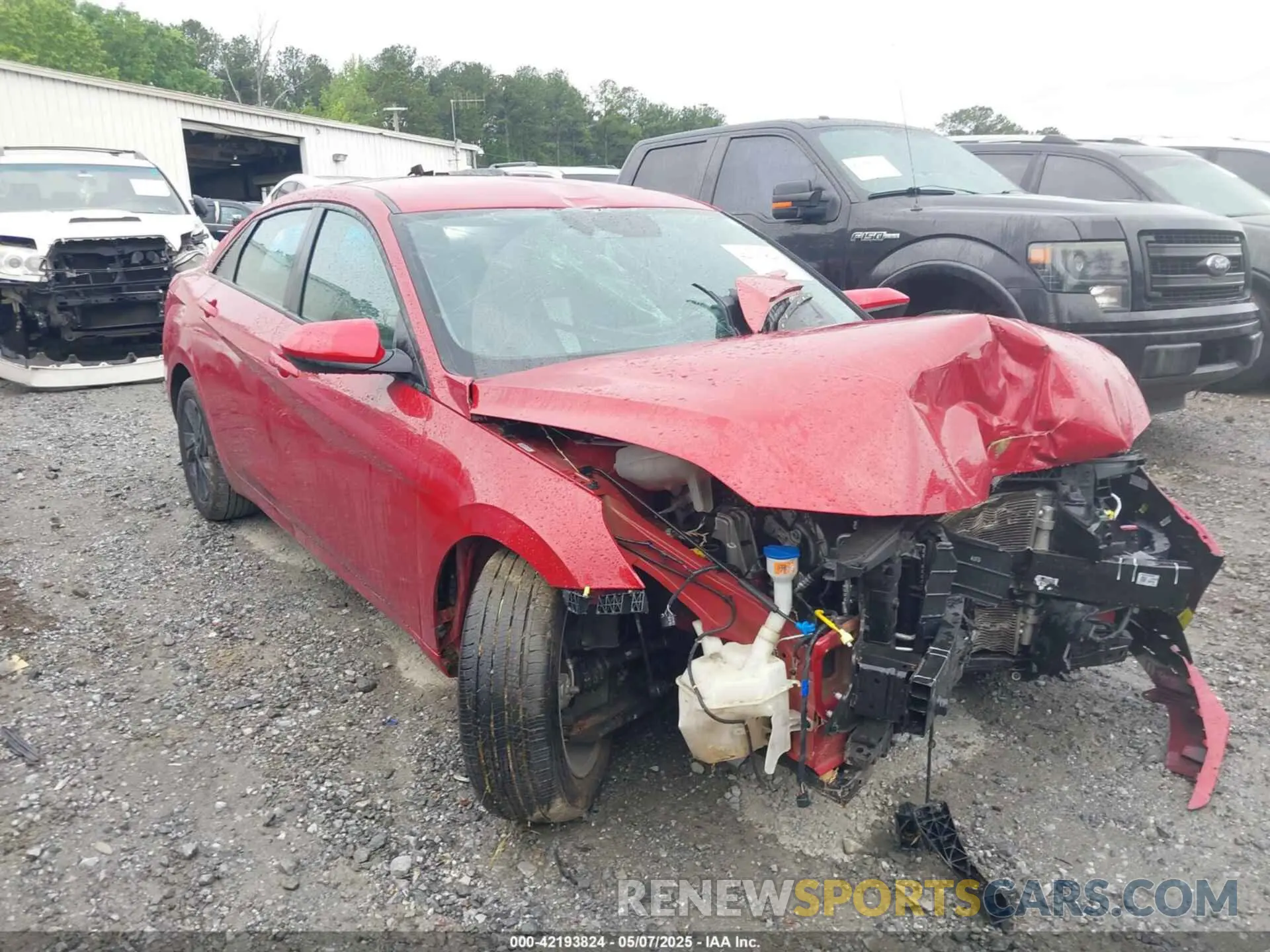 1 Photograph of a damaged car KMHLM4AJ7PU050649 HYUNDAI ELANTRA HYBRID 2023