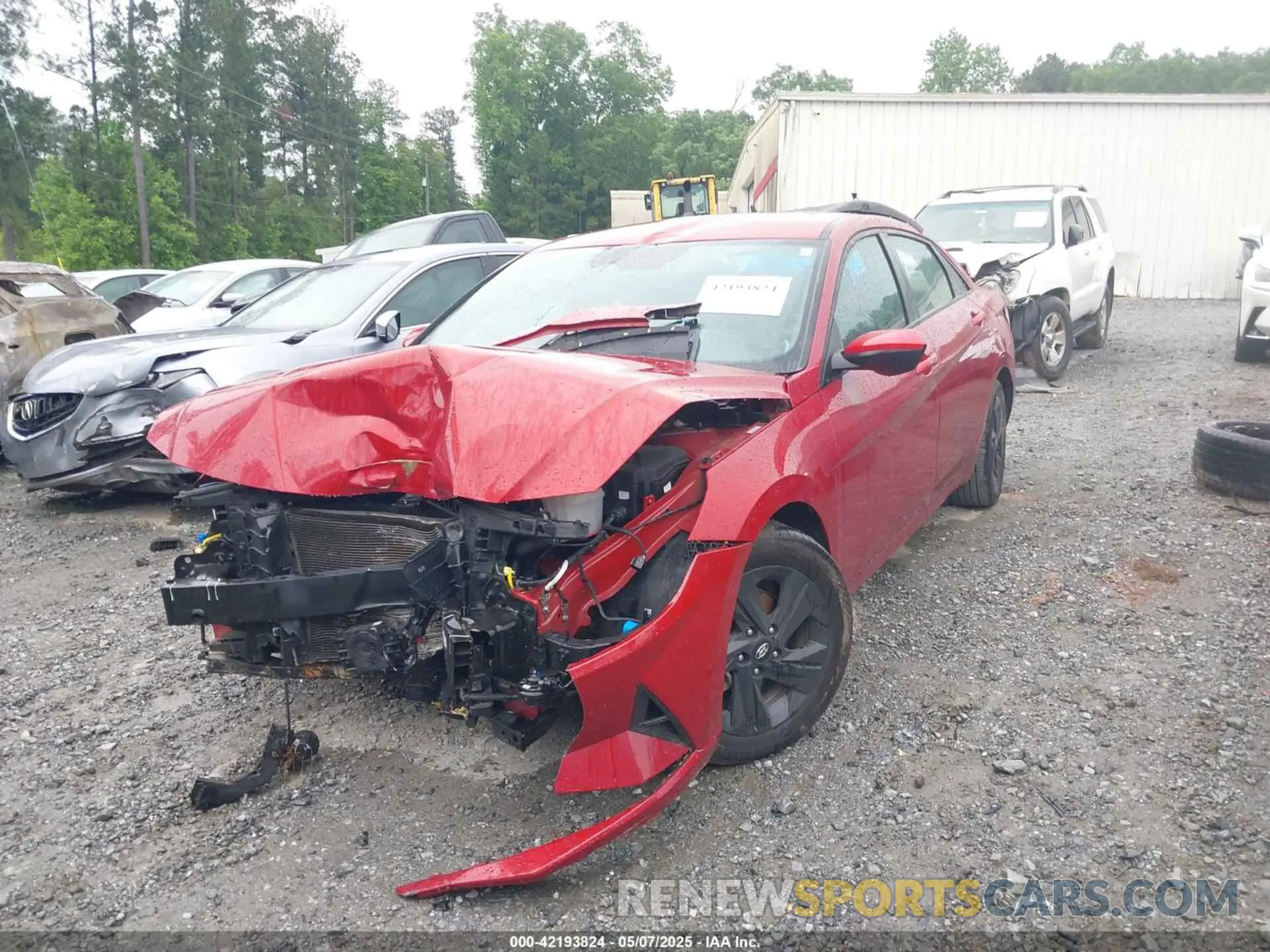 2 Photograph of a damaged car KMHLM4AJ7PU050649 HYUNDAI ELANTRA HYBRID 2023