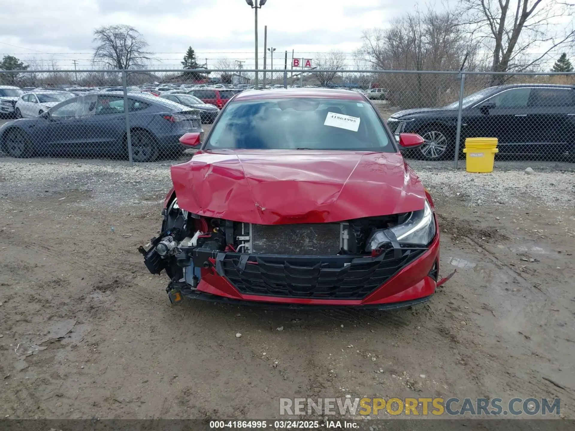 12 Photograph of a damaged car KMHLM4AJ7PU052191 HYUNDAI ELANTRA HYBRID 2023