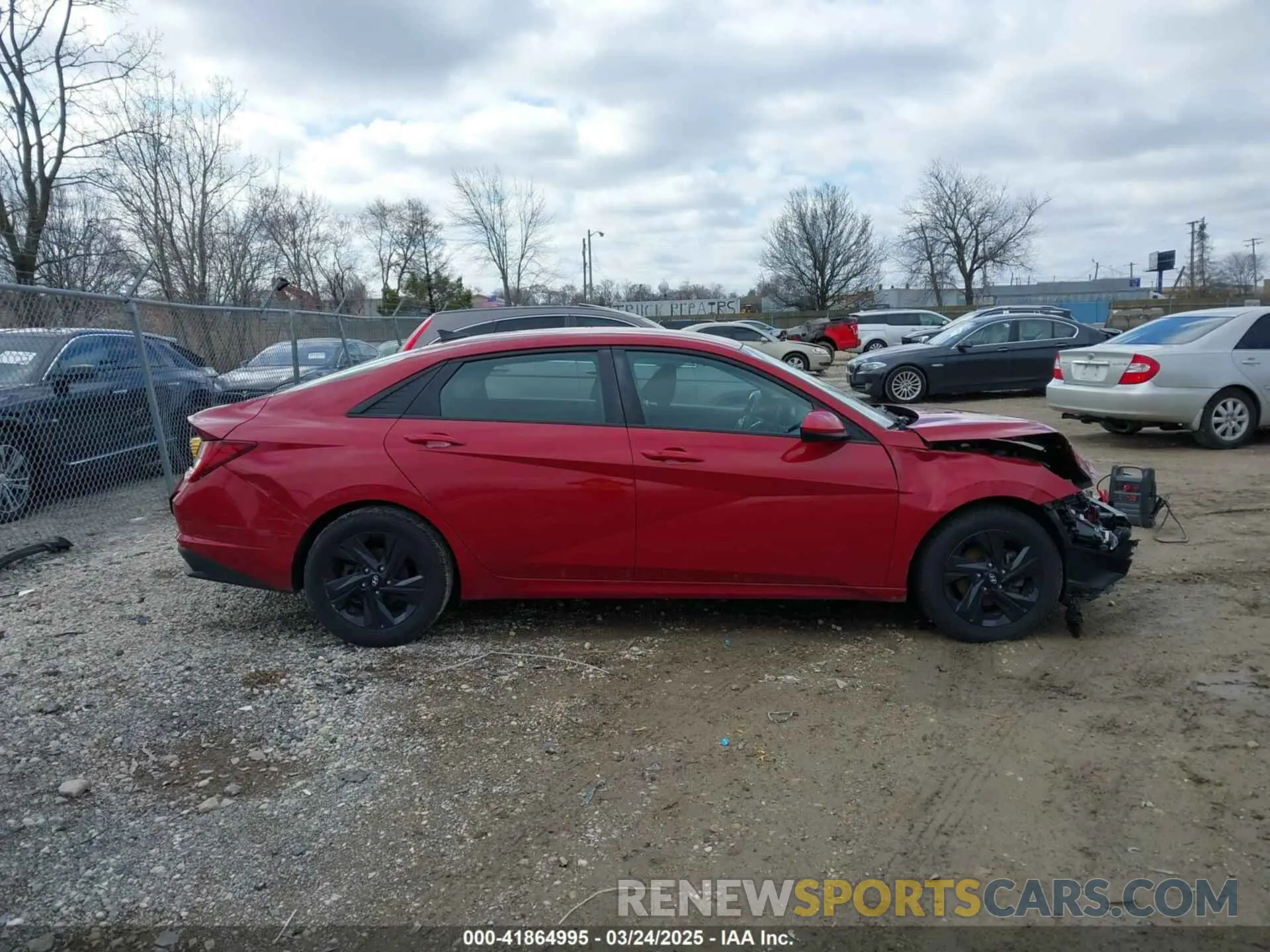 13 Photograph of a damaged car KMHLM4AJ7PU052191 HYUNDAI ELANTRA HYBRID 2023