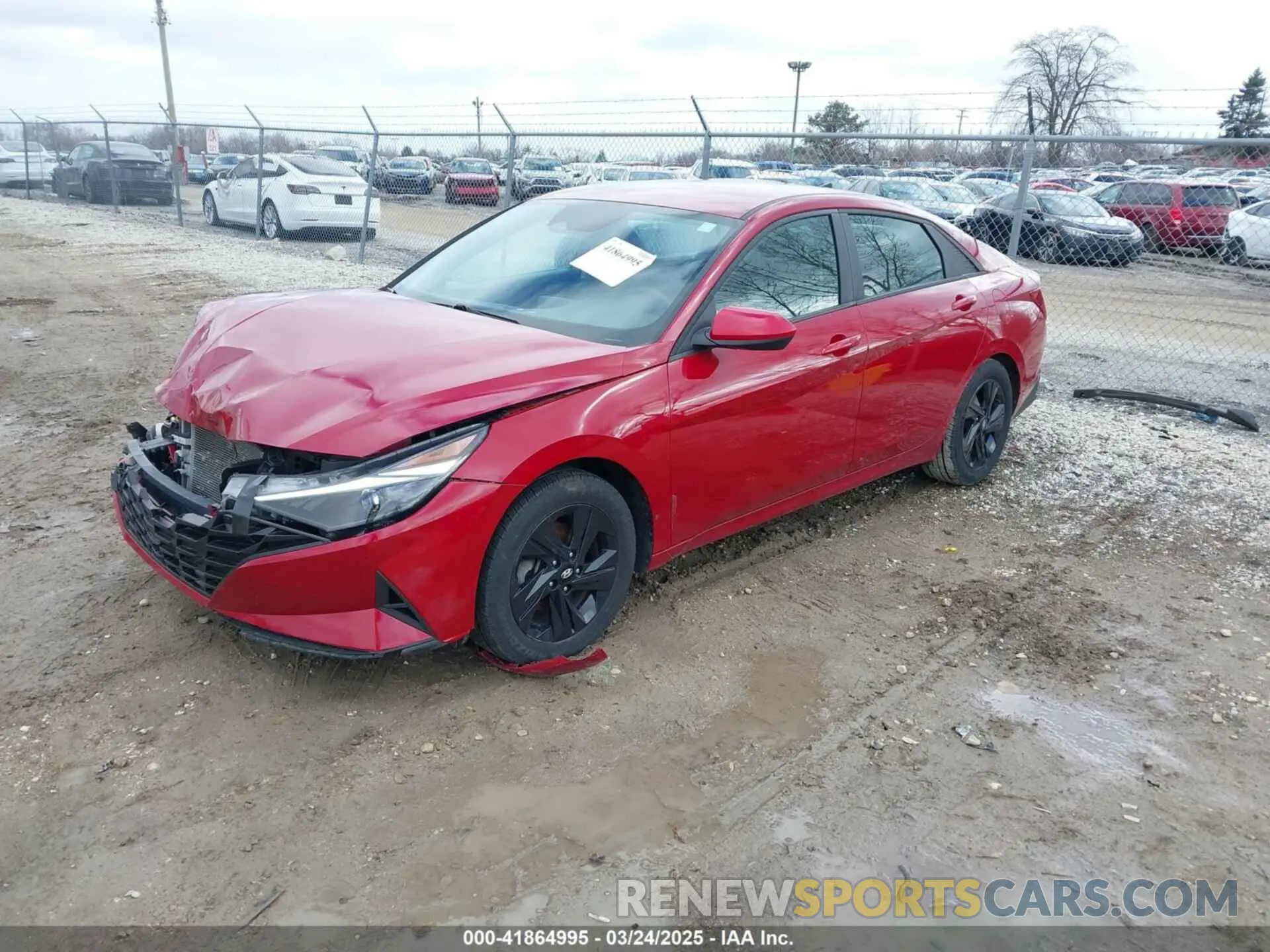 2 Photograph of a damaged car KMHLM4AJ7PU052191 HYUNDAI ELANTRA HYBRID 2023