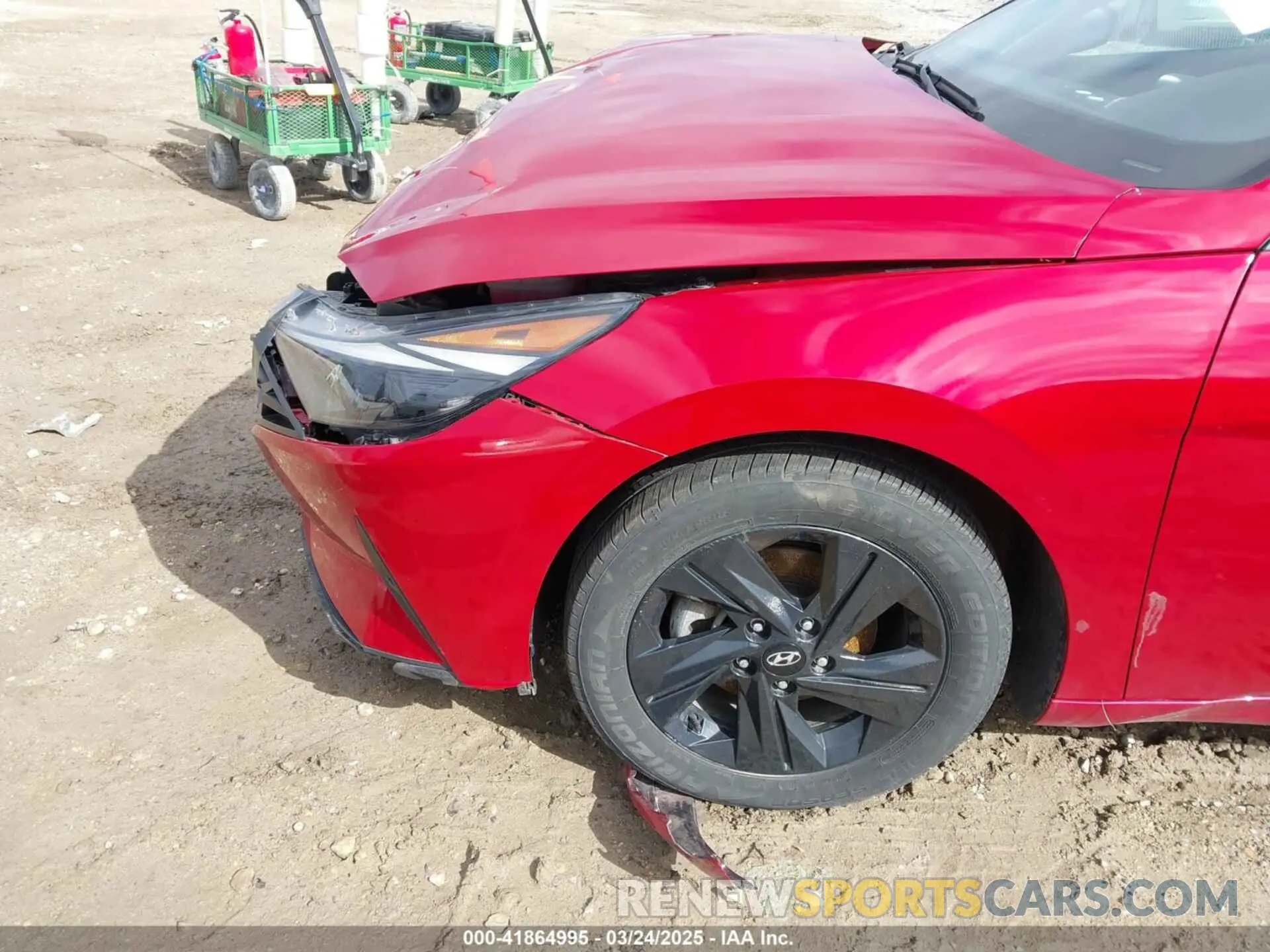 21 Photograph of a damaged car KMHLM4AJ7PU052191 HYUNDAI ELANTRA HYBRID 2023
