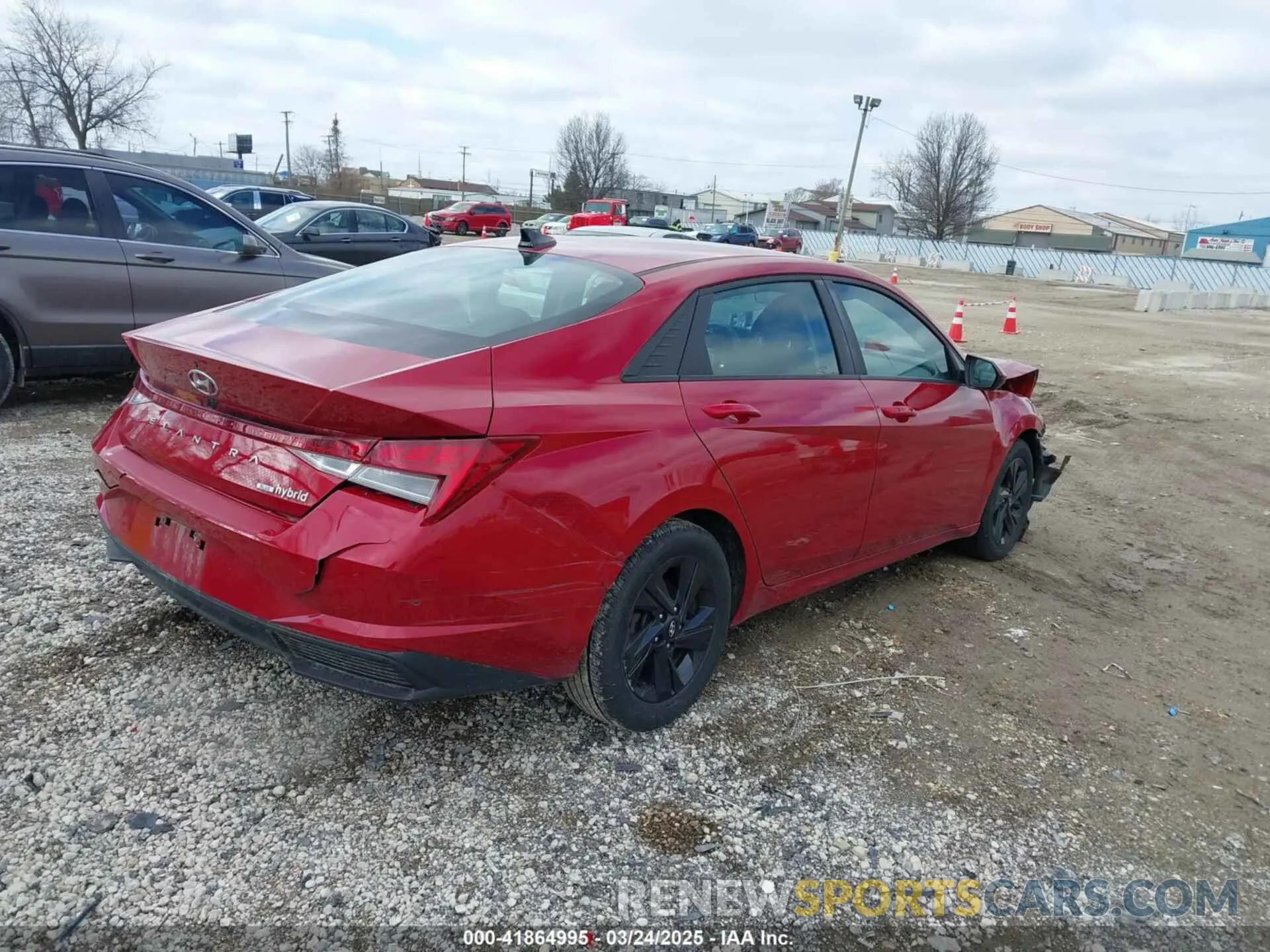 4 Photograph of a damaged car KMHLM4AJ7PU052191 HYUNDAI ELANTRA HYBRID 2023