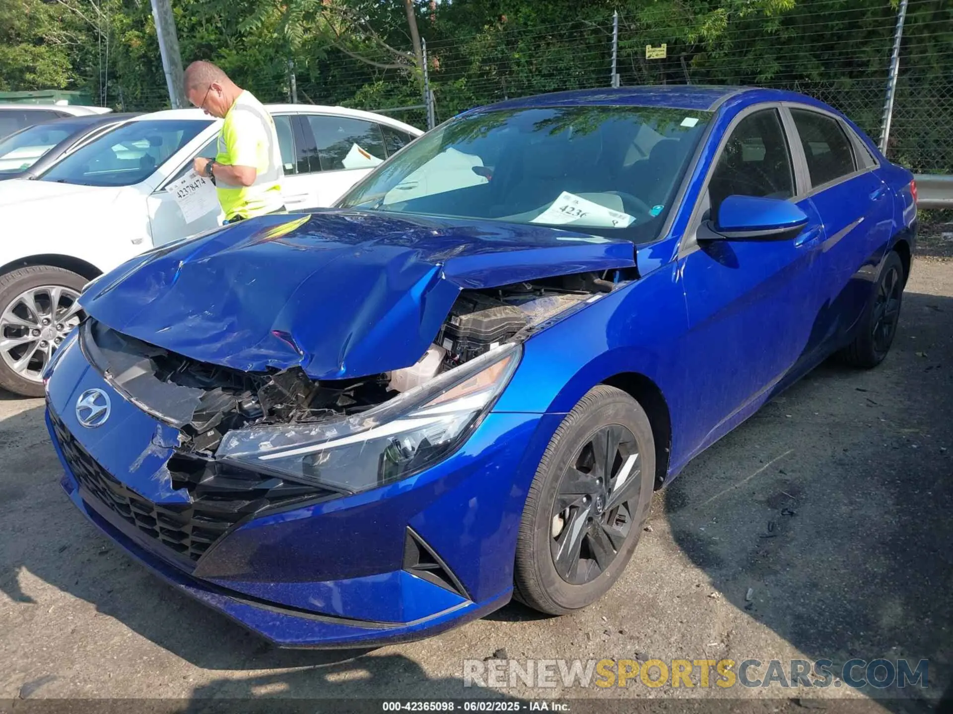 2 Photograph of a damaged car KMHLM4AJ7PU055642 HYUNDAI ELANTRA HYBRID 2023