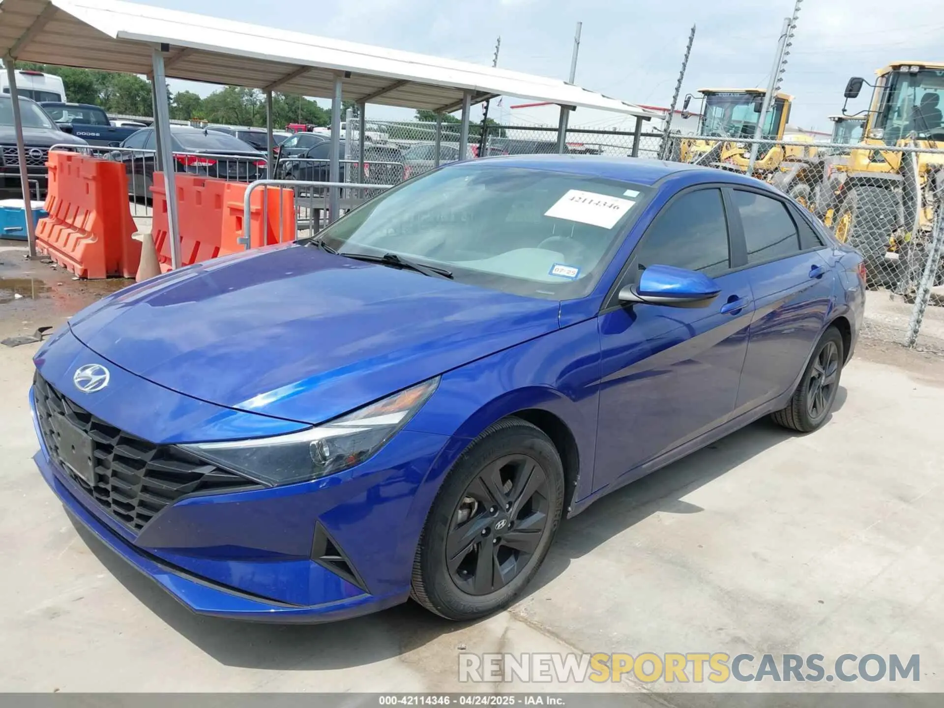 2 Photograph of a damaged car KMHLM4AJ8PU033326 HYUNDAI ELANTRA HYBRID 2023