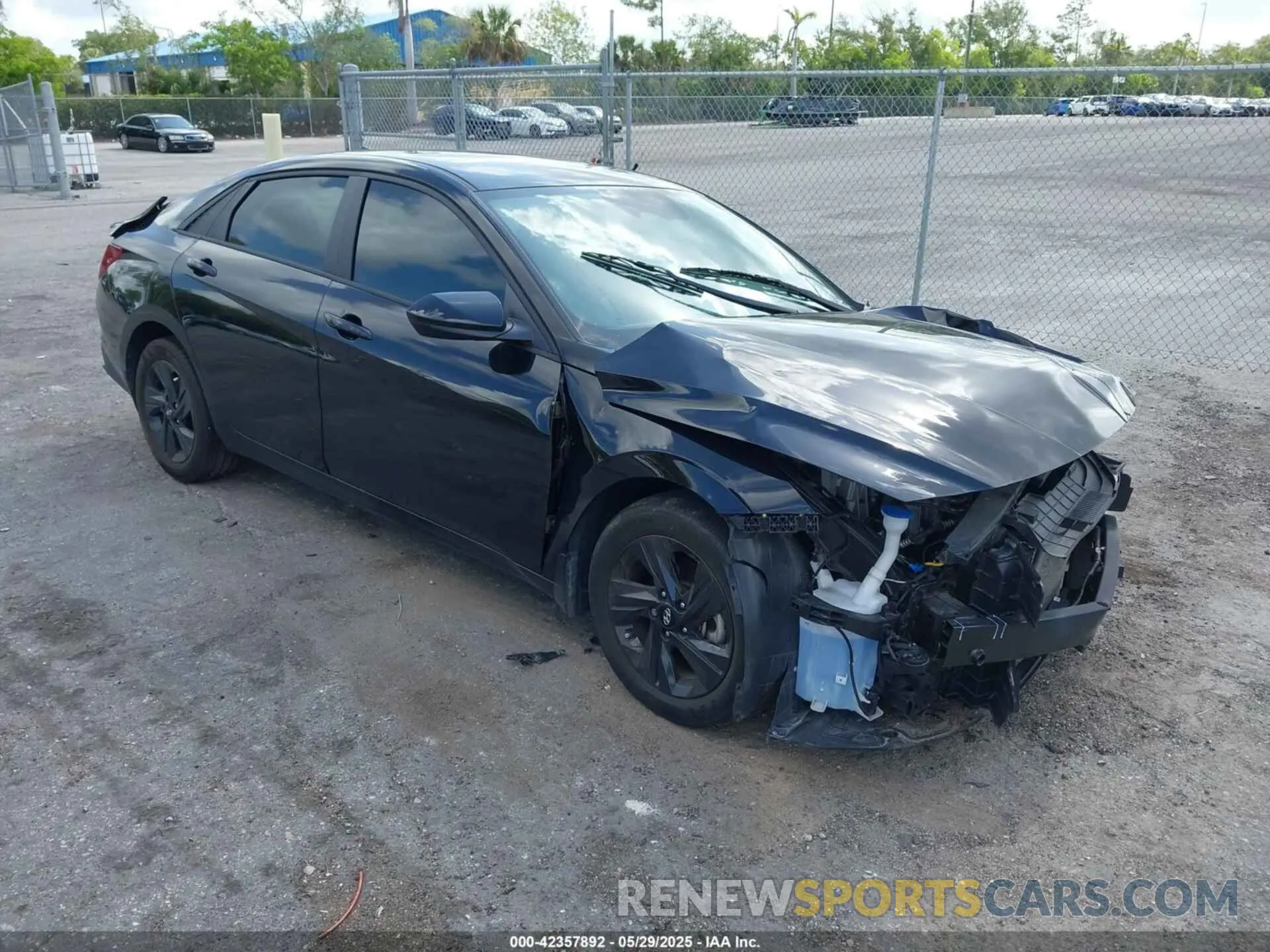 1 Photograph of a damaged car KMHLM4AJ8PU043144 HYUNDAI ELANTRA HYBRID 2023