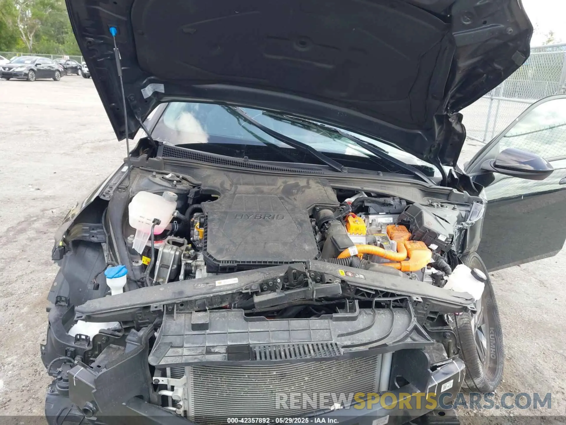 10 Photograph of a damaged car KMHLM4AJ8PU043144 HYUNDAI ELANTRA HYBRID 2023