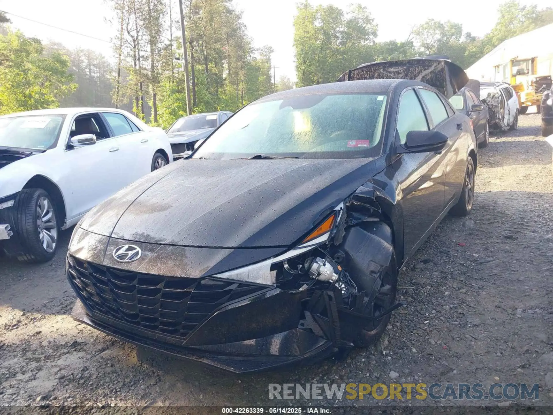 2 Photograph of a damaged car KMHLM4AJ8PU073972 HYUNDAI ELANTRA HYBRID 2023