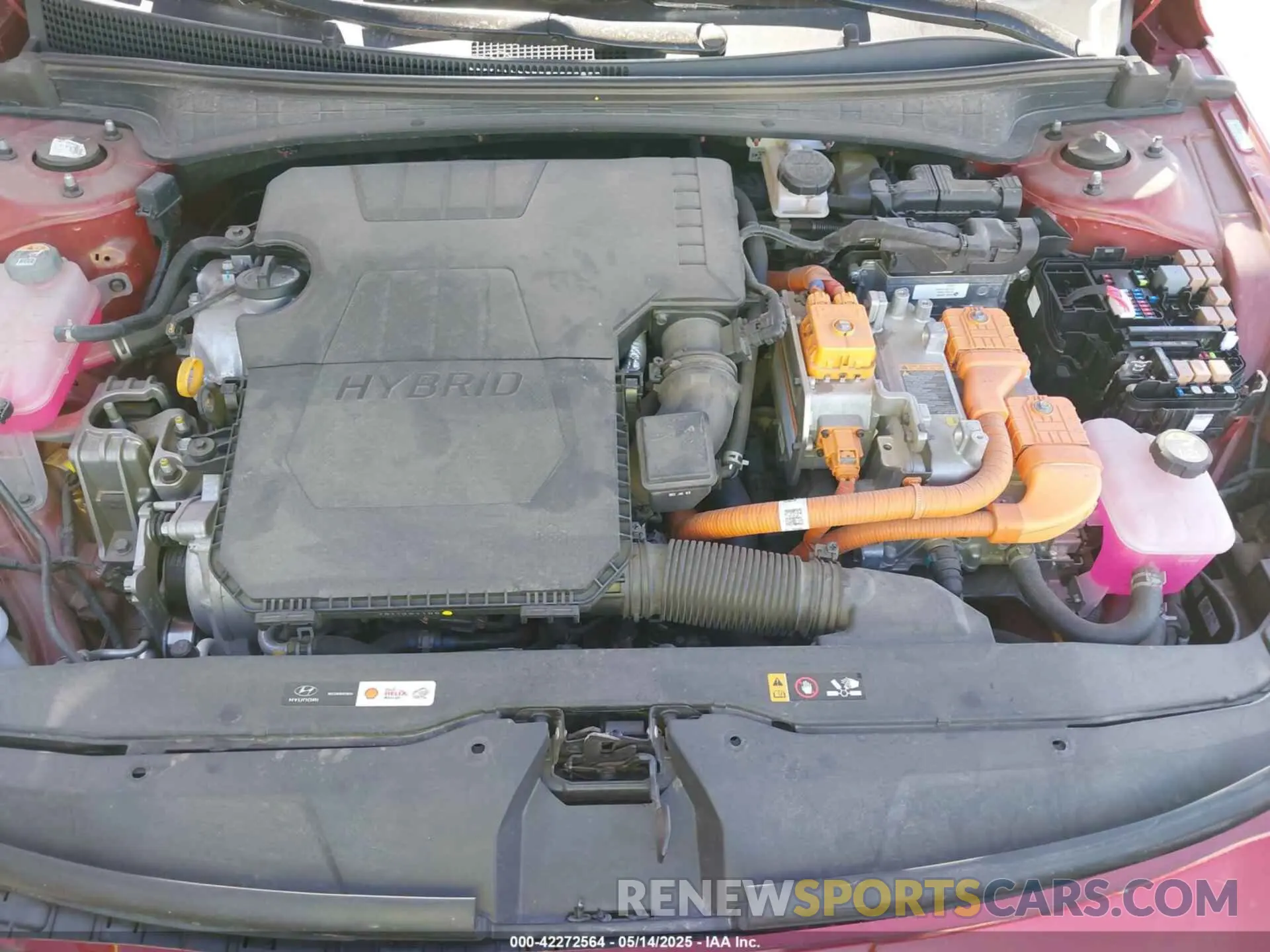 10 Photograph of a damaged car KMHLM4AJXPU042660 HYUNDAI ELANTRA HYBRID 2023