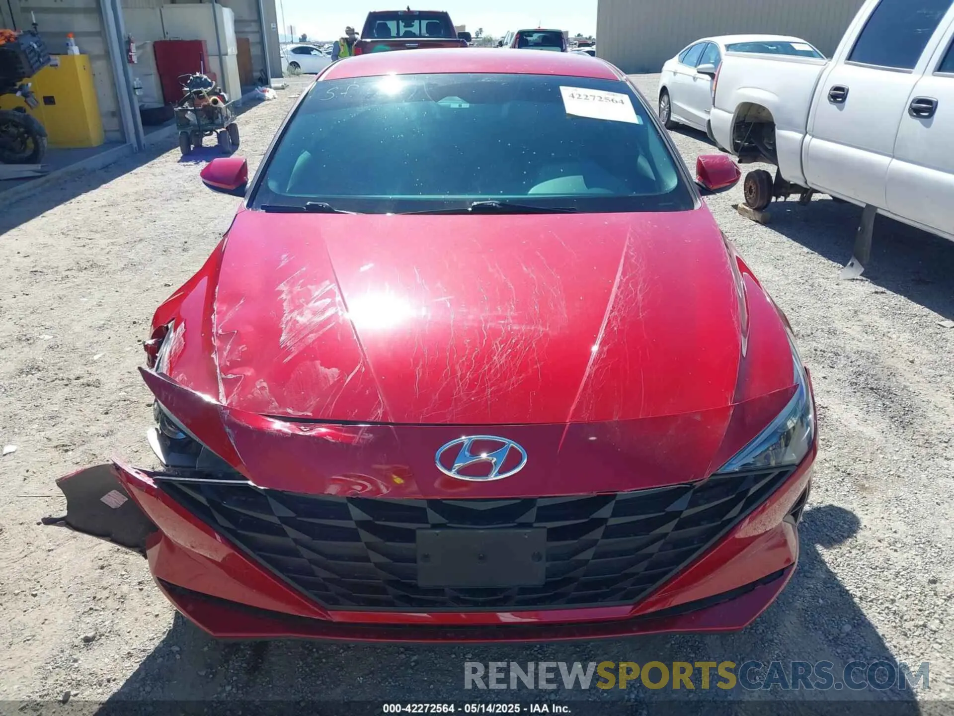 12 Photograph of a damaged car KMHLM4AJXPU042660 HYUNDAI ELANTRA HYBRID 2023
