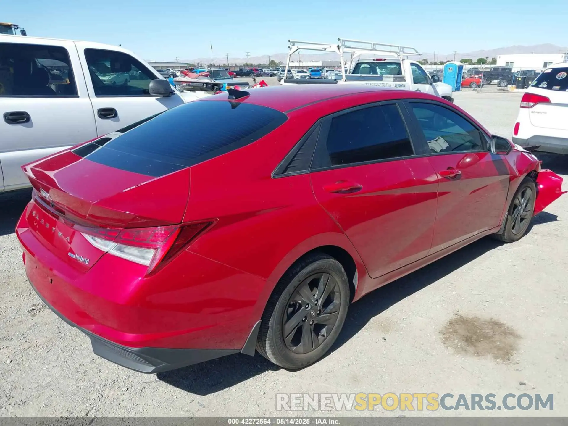 4 Photograph of a damaged car KMHLM4AJXPU042660 HYUNDAI ELANTRA HYBRID 2023
