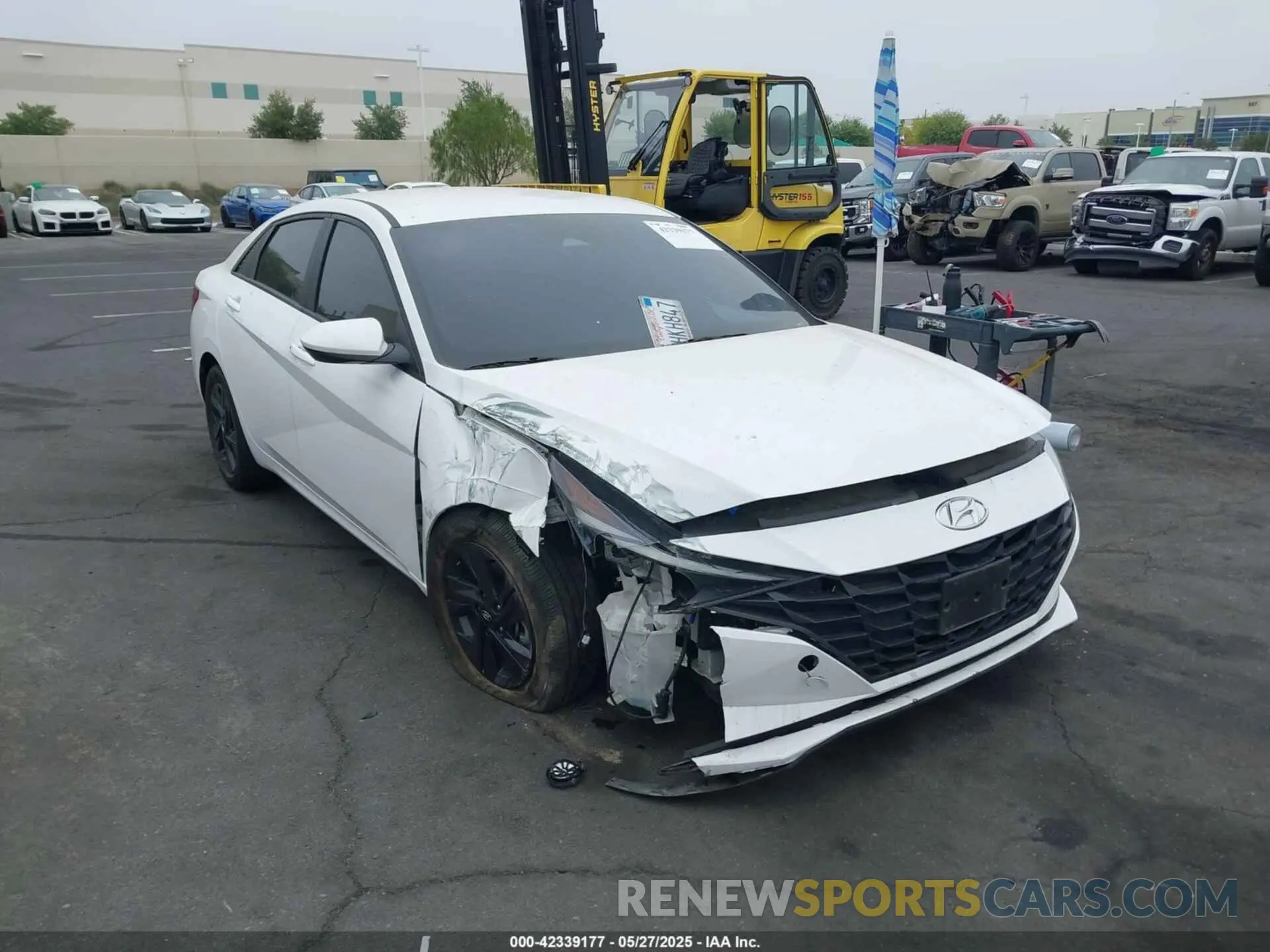 13 Photograph of a damaged car KMHLM4AJXPU077943 HYUNDAI ELANTRA HYBRID 2023
