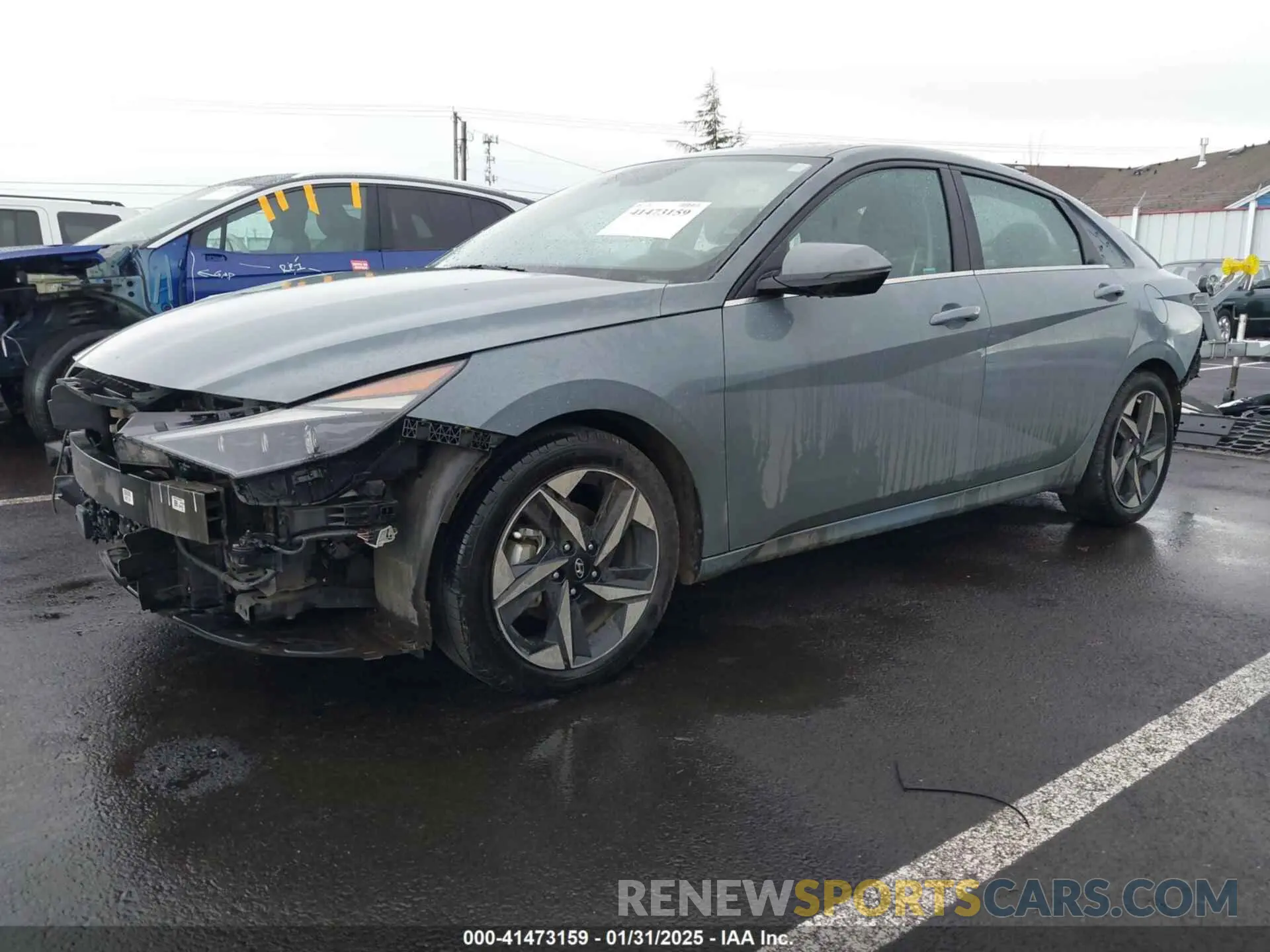 2 Photograph of a damaged car KMHLN4AJ0PU037383 HYUNDAI ELANTRA HYBRID 2023