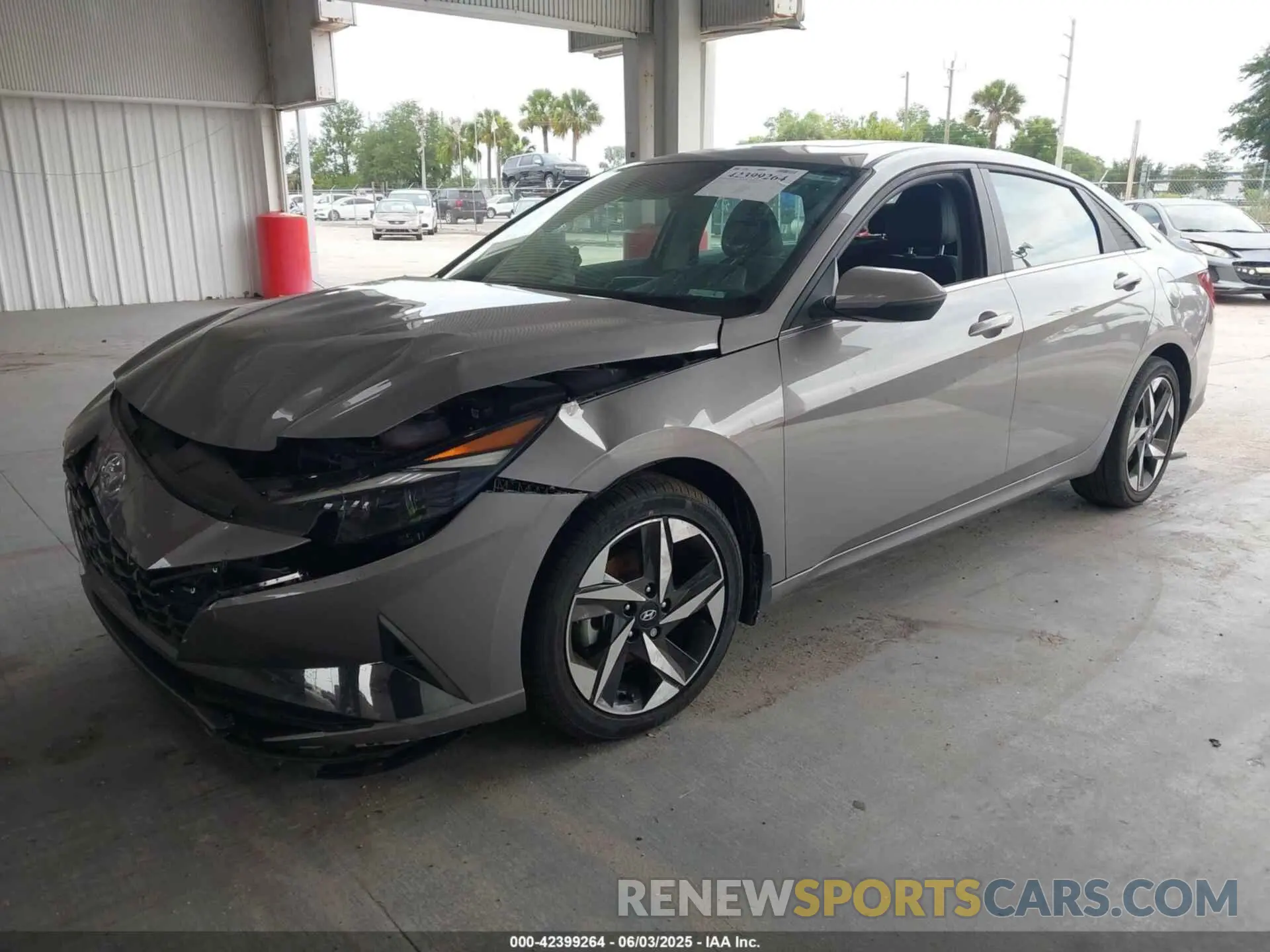 2 Photograph of a damaged car KMHLN4AJ0PU068049 HYUNDAI ELANTRA HYBRID 2023