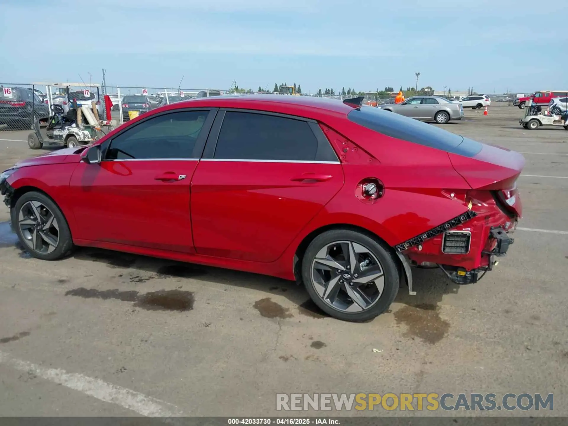 14 Photograph of a damaged car KMHLN4AJ1PU051115 HYUNDAI ELANTRA HYBRID 2023